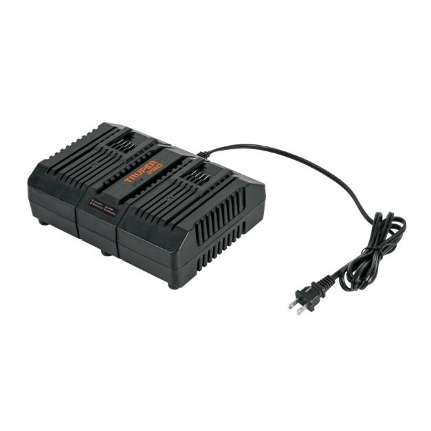 CARGADOR DUAL DE BATERÍAS DE ION LITIO 20V, TRUPER (Truper)