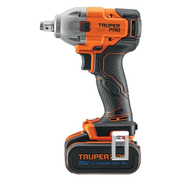 LLAVE IMPACTO INAL.1/2′, 20V, 1 BAT. 4AH, 1 CARG. (Truper)