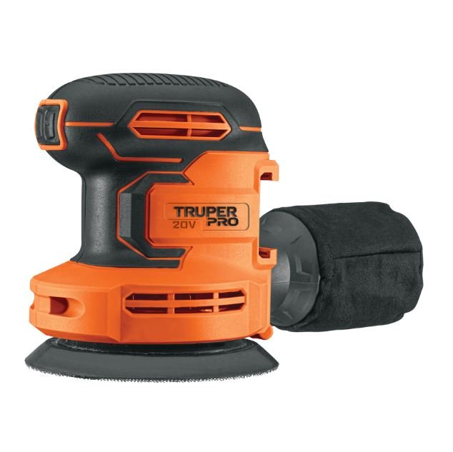 LIJADORA ROTO-ORBITAL 5′ INAL. 20V, S/ACCESORIOS, (Truper)