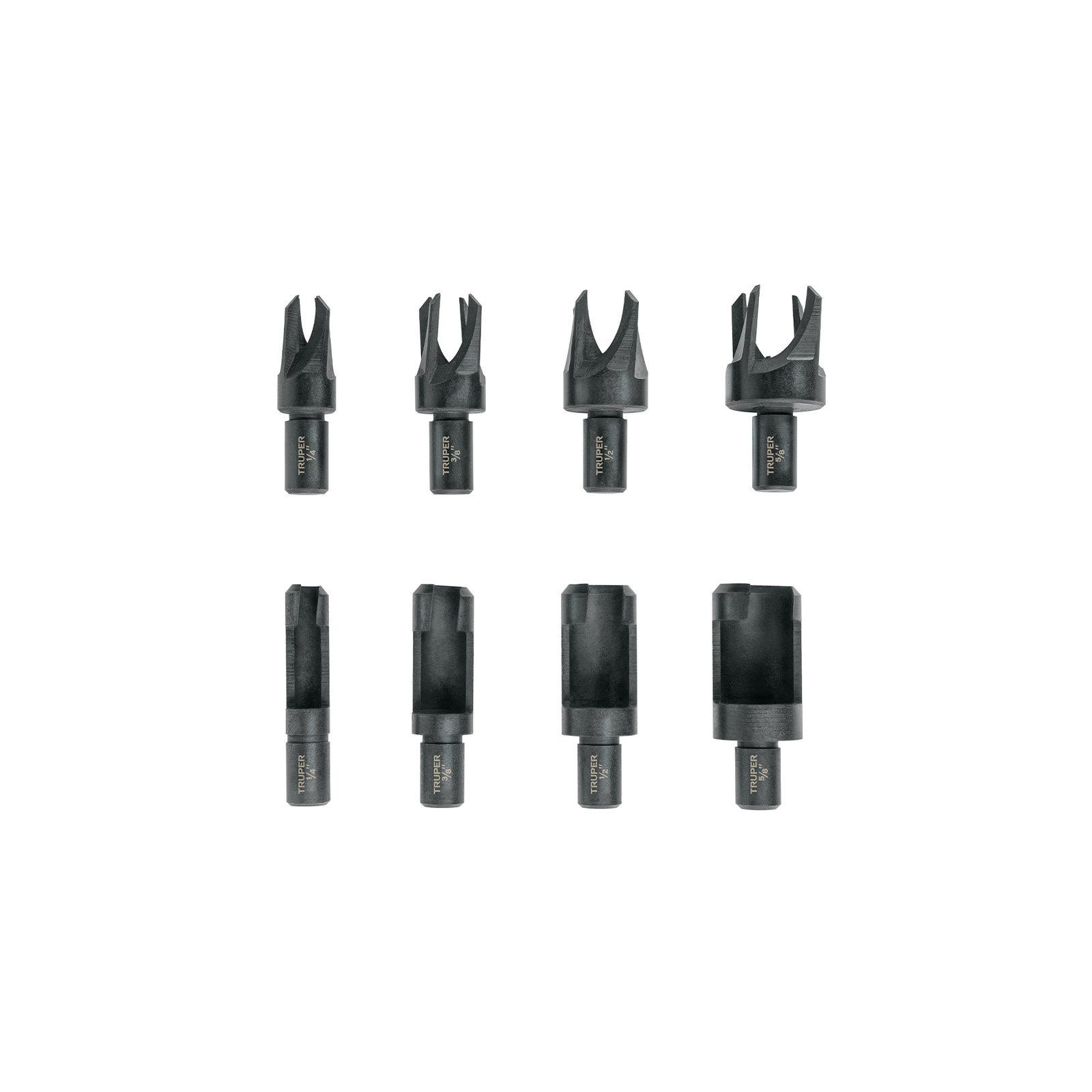 JUEGO DE 8 BROCAS CLAVACOTE PARA MADERA, TRUPER (Truper)
