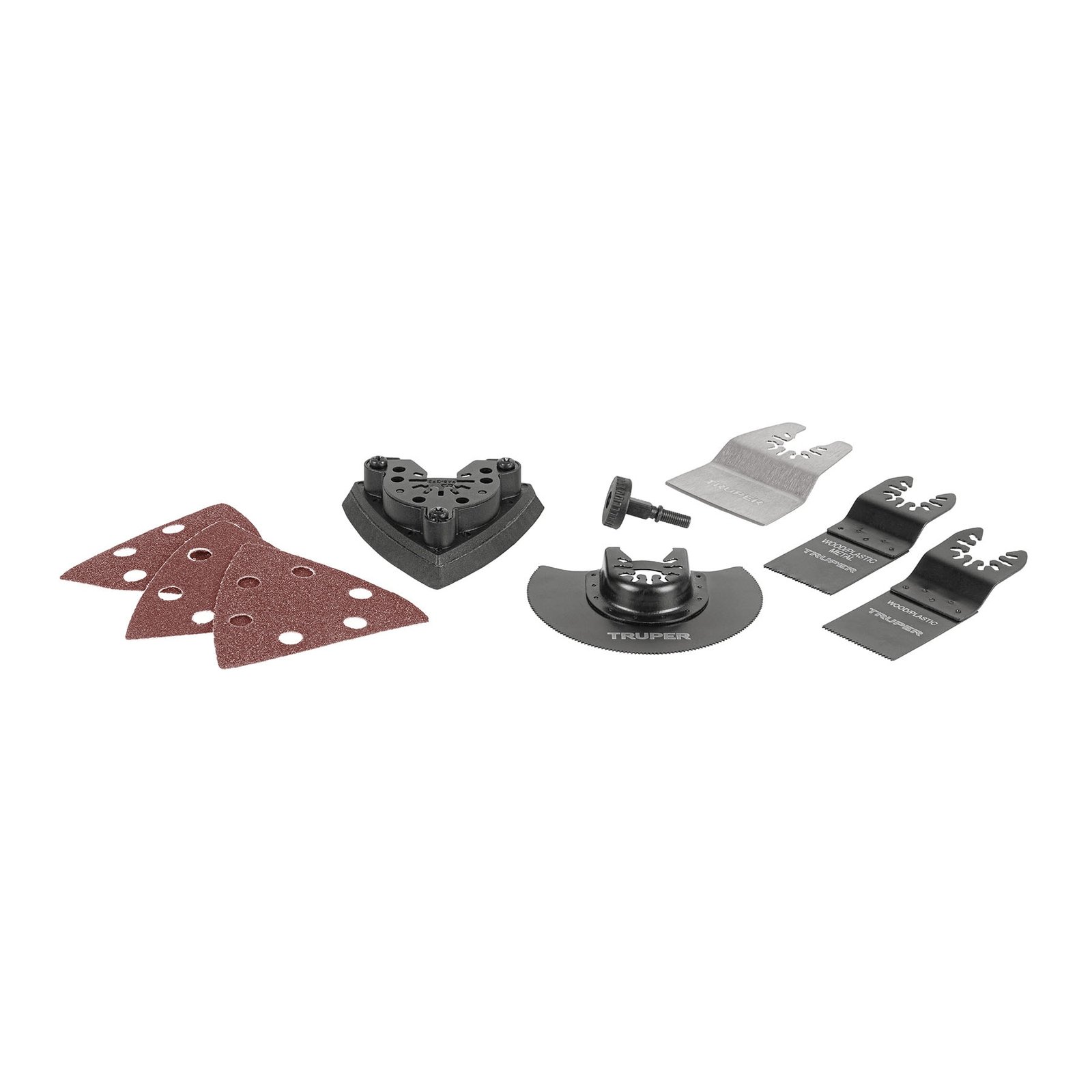 KIT CON 8 ACCESORIOS PARA MULTIHERRAMIENTA, TRUPER (Truper)