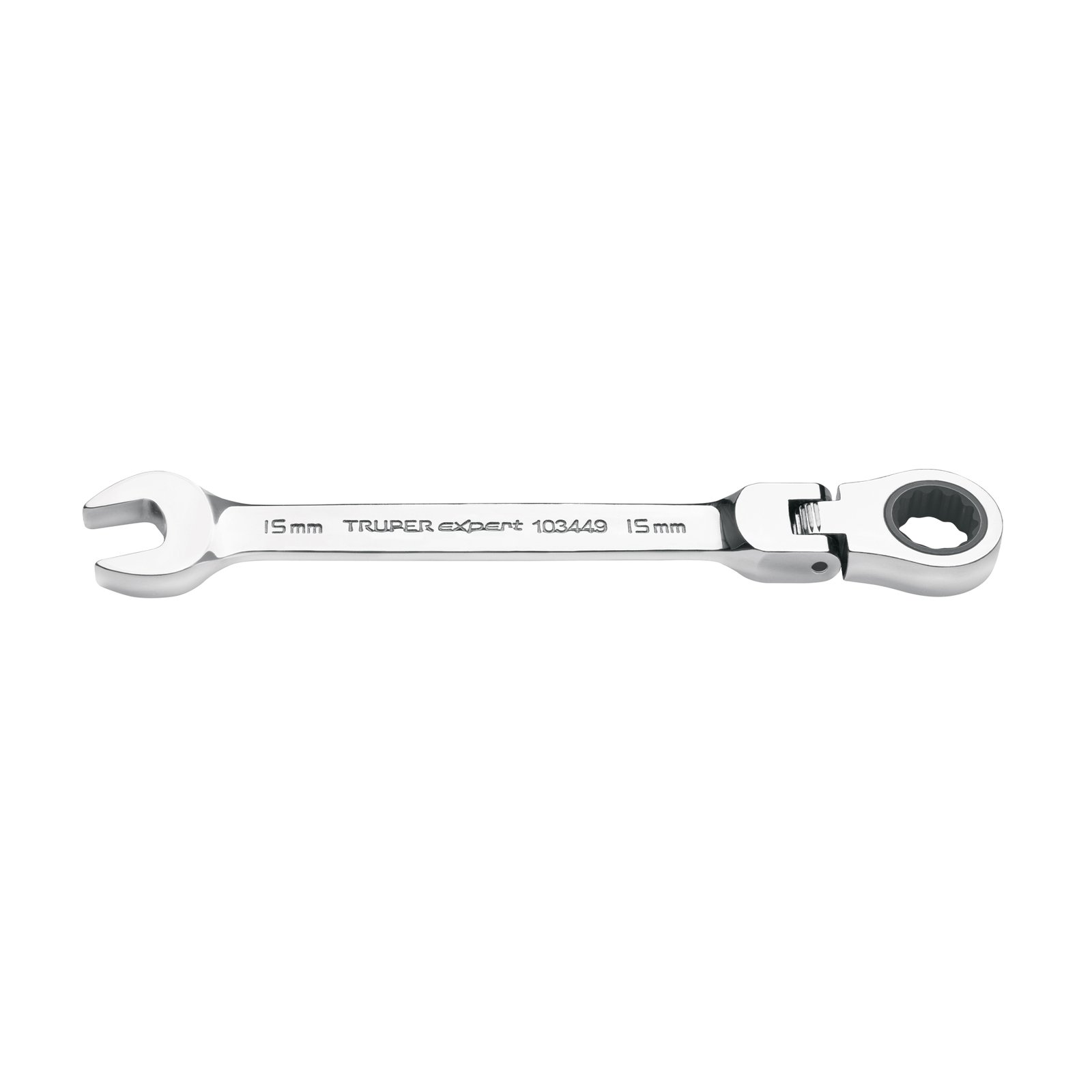 LLAVE COMBINADA CON MATRACA 15 MM FLEXIBLE, EXPERT (Truper)