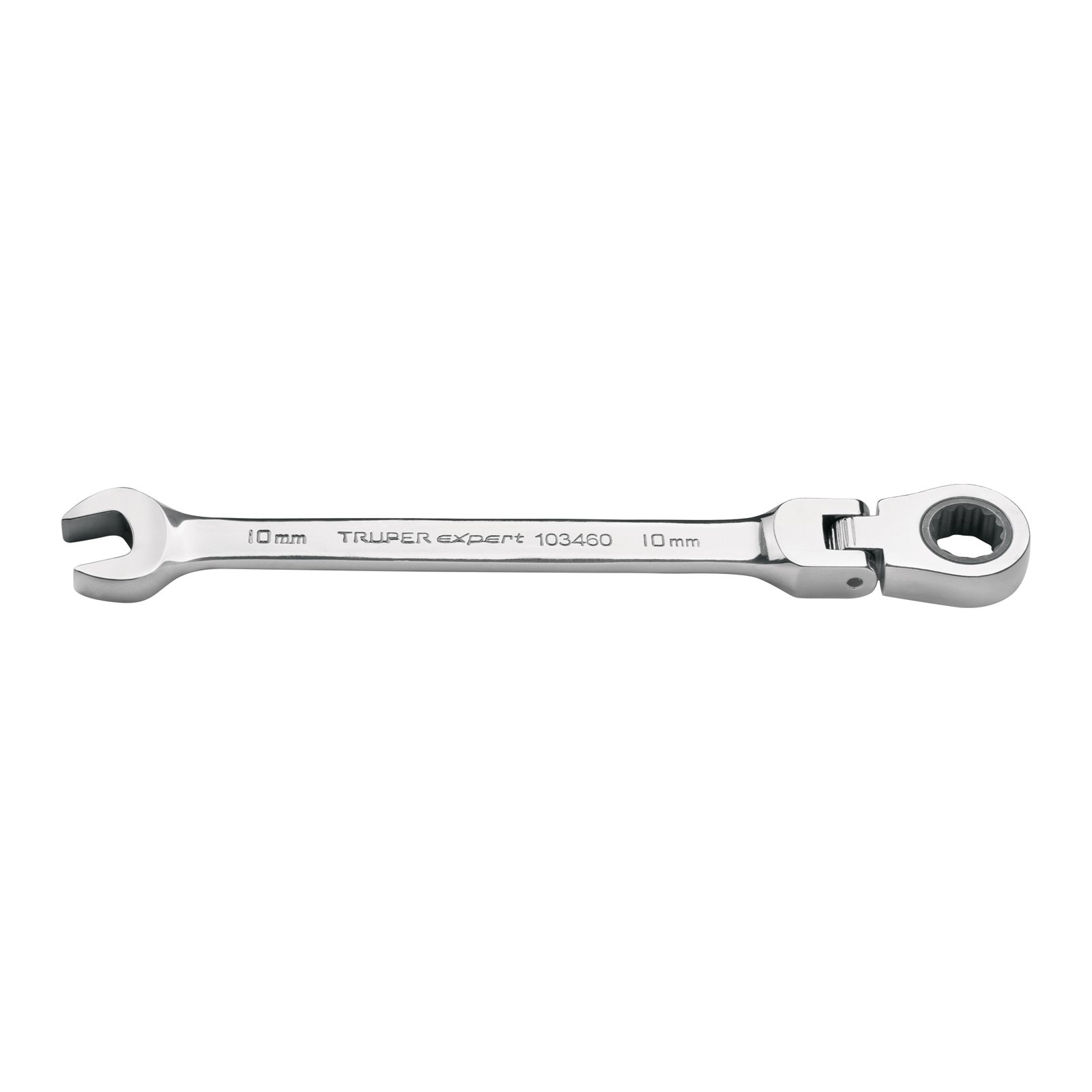 LLAVE COMBINADA CON MATRACA 10 MM FLEXIBLE, EXPERT (Truper)
