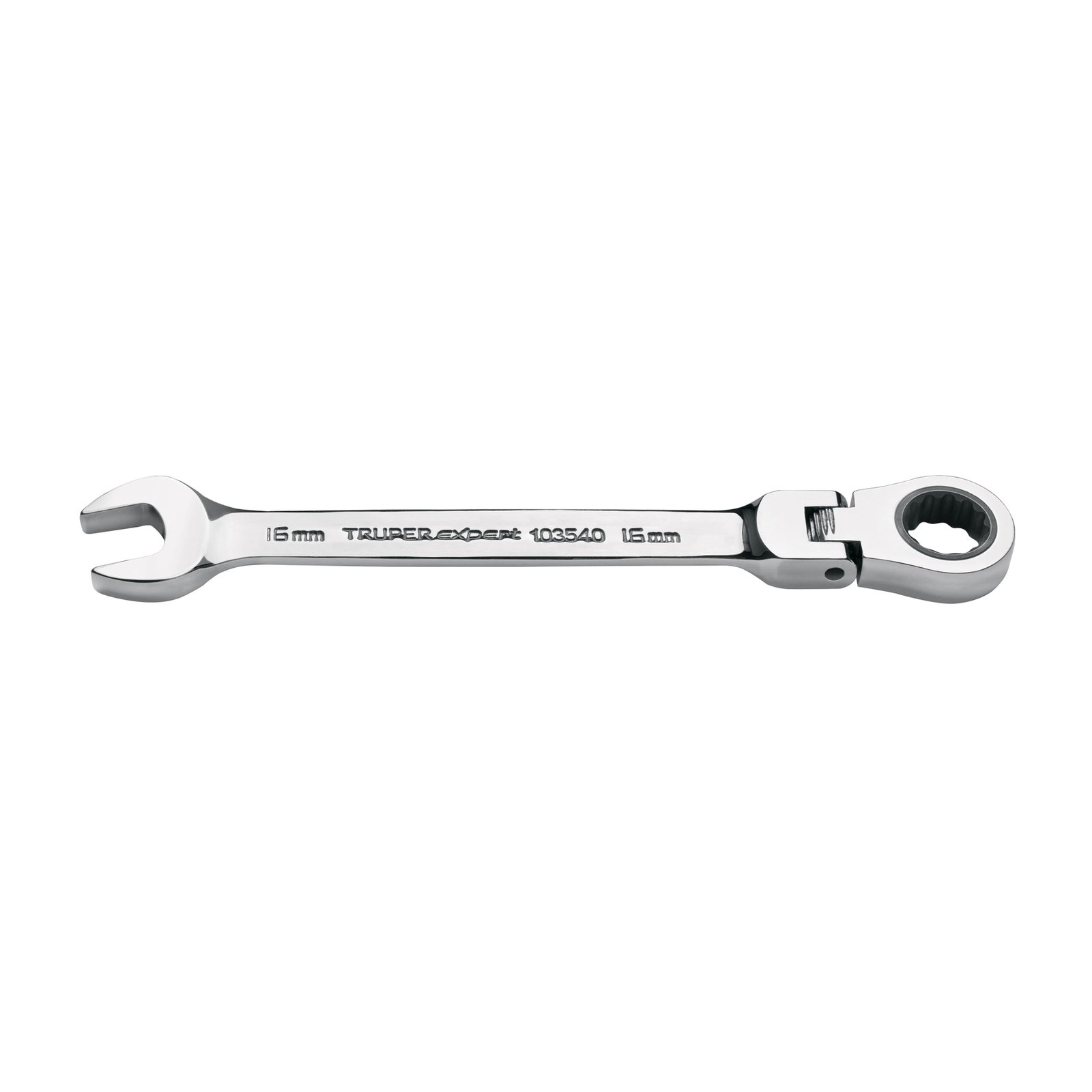 LLAVE COMBINADA CON MATRACA 16 MM FLEXIBLE, EXPERT (Truper)