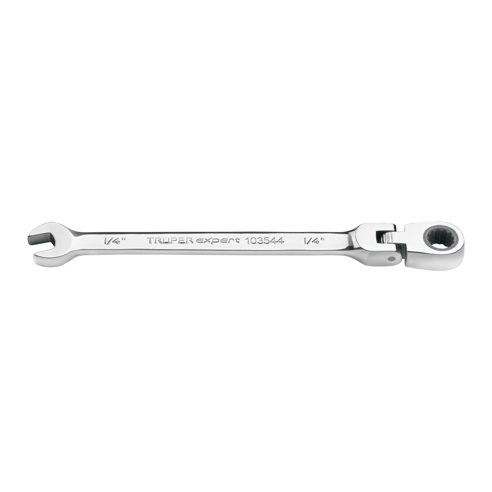 LLAVE COMBINADA CON MATRACA 1/4′ FLEXIBLE, EXPERT (Truper)