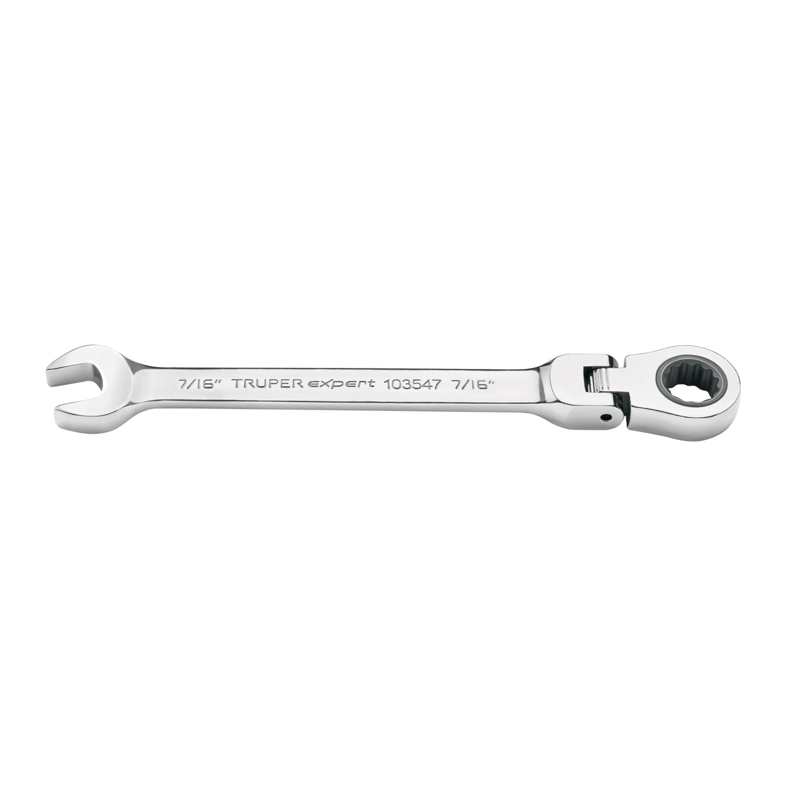 LLAVE COMBINADA CON MATRACA 1/2′ FLEXIBLE, EXPERT (Truper)