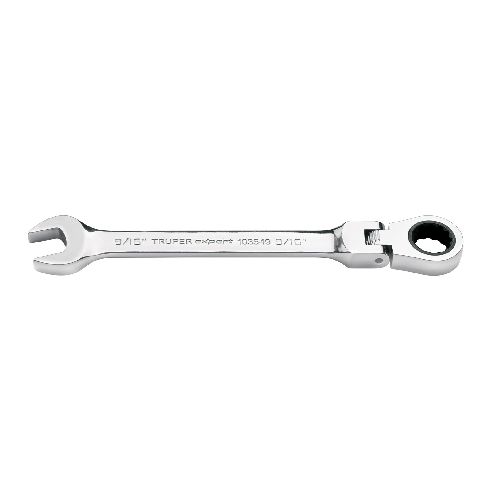 LLAVE COMBINADA CON MATRACA 9/16′ FLEXIBLE, EXPERT (Truper)
