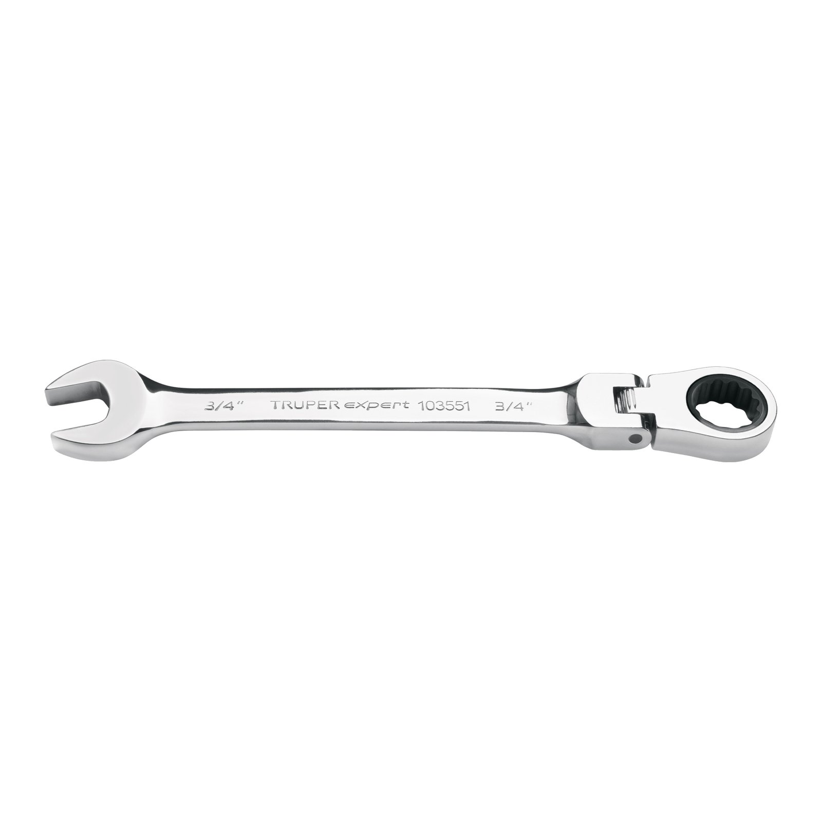 LLAVE COMBINADA CON MATRACA 3/4′ FLEXIBLE, EXPERT (Truper)