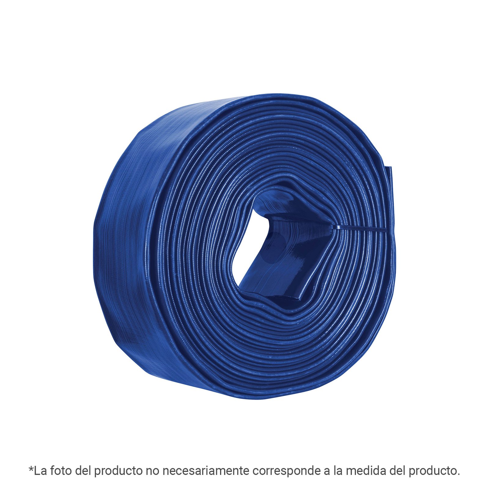ROLLO DE MANGUERA PLANA DE 1.5′ X50M DE DESCARGA P (Truper)