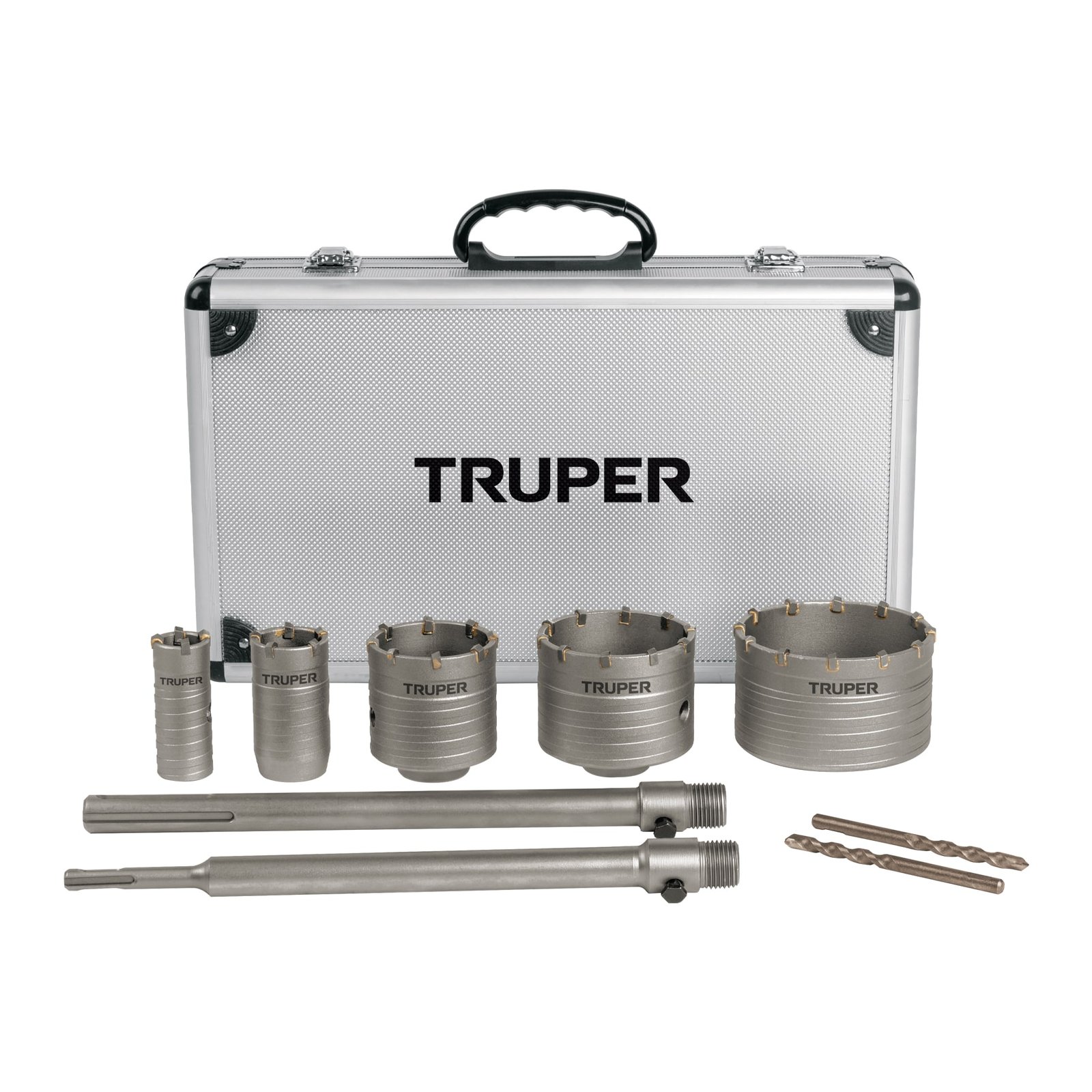 JUEGO DE BROCASIERRAS SDS DE CARBURO PARA CONCRETO (Truper)