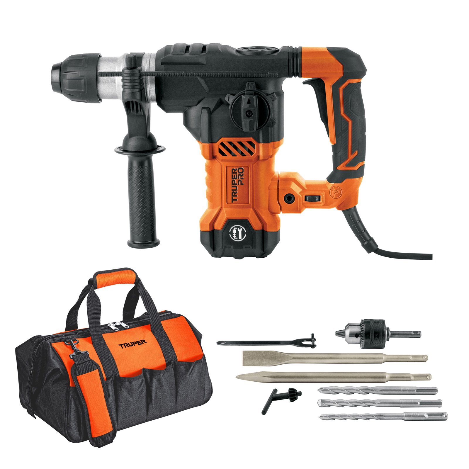 ROTOMARTILLO SDS PLUS 6 JOULES, 1500W, TRUPER PRO (Truper)
