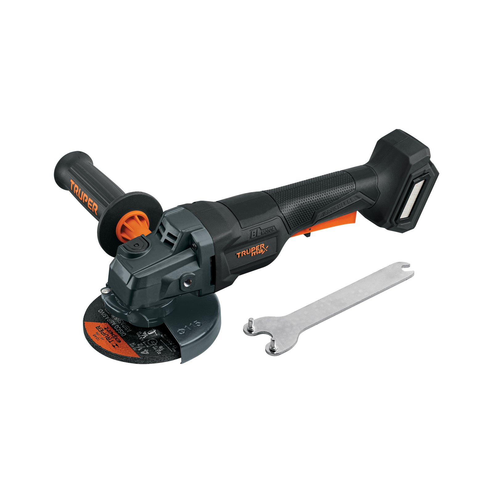 ESMERILADORA 4-1/2′ 20V, INT. PALETA, S/ACCESORIOS (Truper)