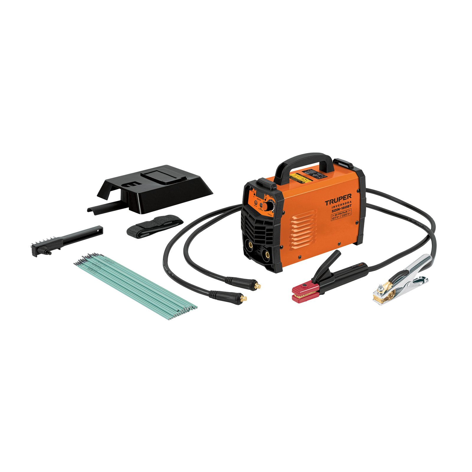 SOLDADORA INVERSORA 160A, BI-VOLTAJE 127/220V, TRU (Truper)