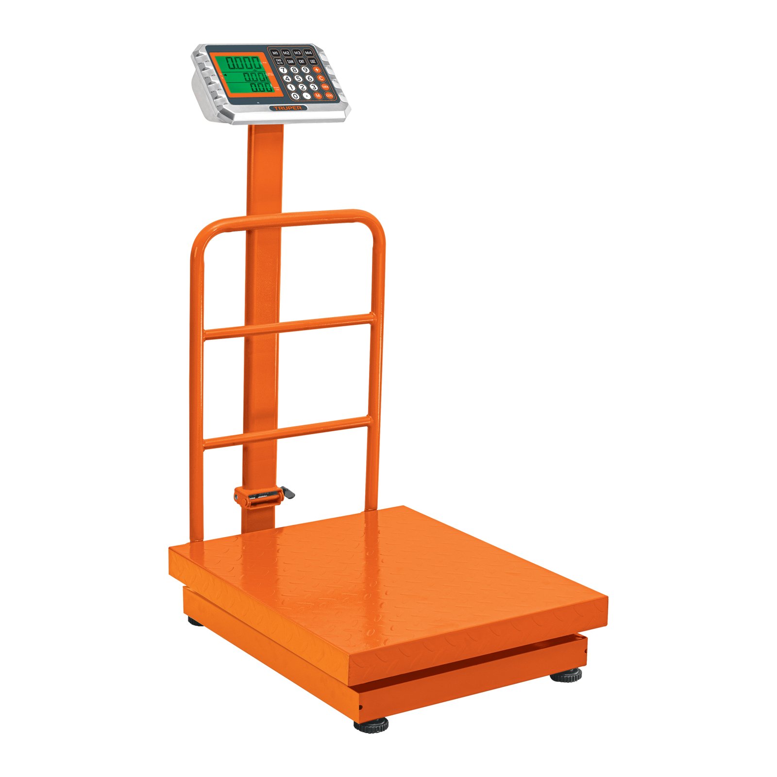 BÁSCULA ELECTRÓNICA DE PLATAFORMA, PLEGABLE,500 KG (Truper)