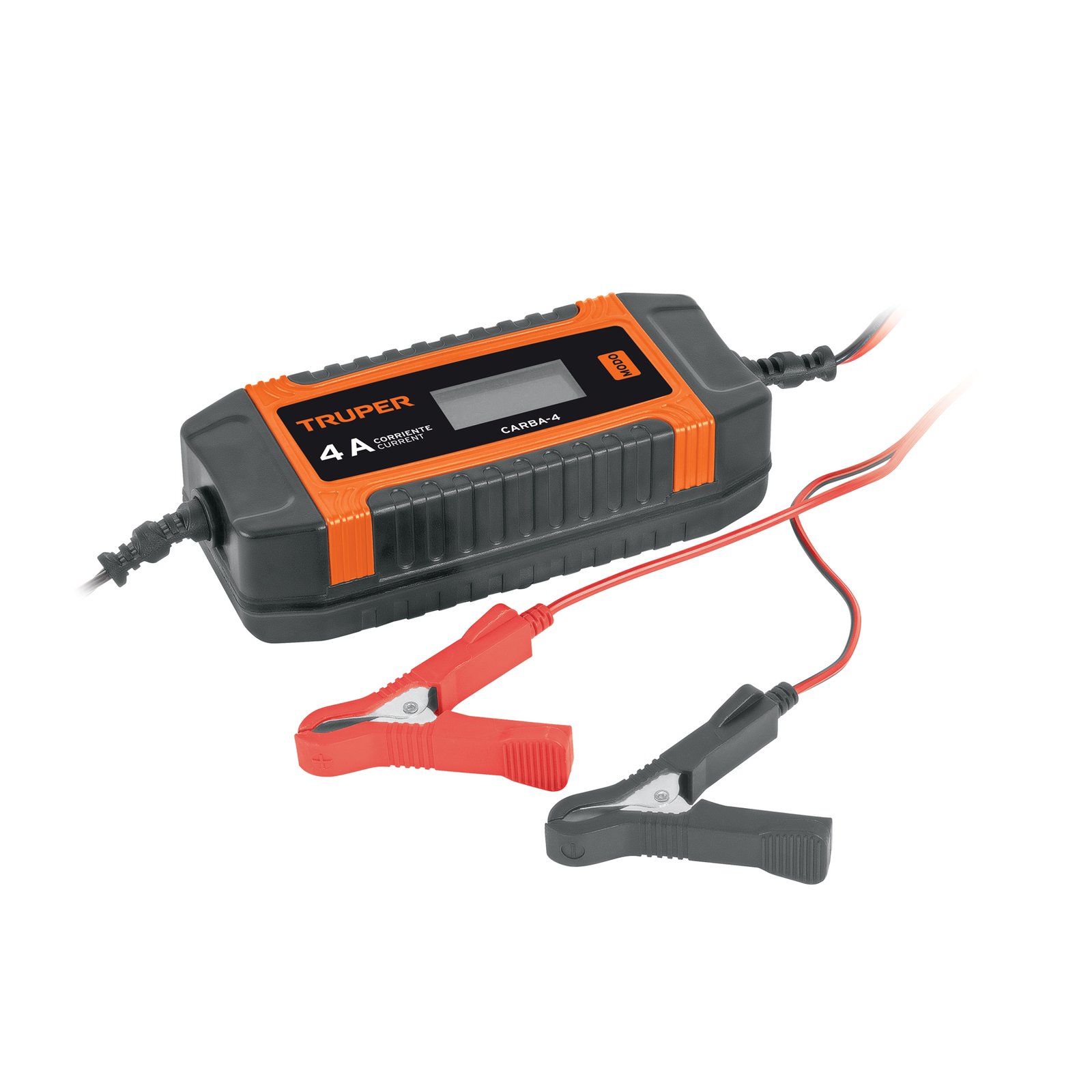 CARGADOR Y MANTENEDOR AUTOMÁTICO DE BATERÍAS 4 A, (Truper)