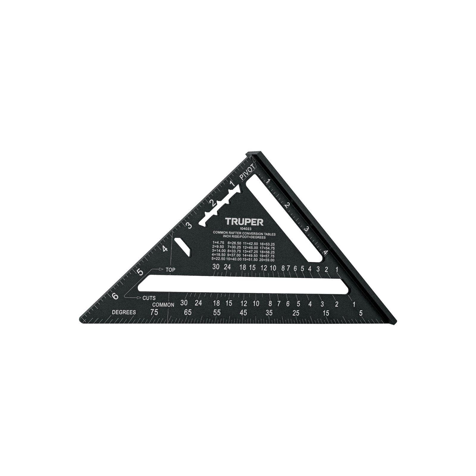 ESCUADRA 7′ DE ALUMINIO COLOR NEGRO, P/MUROS DE YE (Truper)