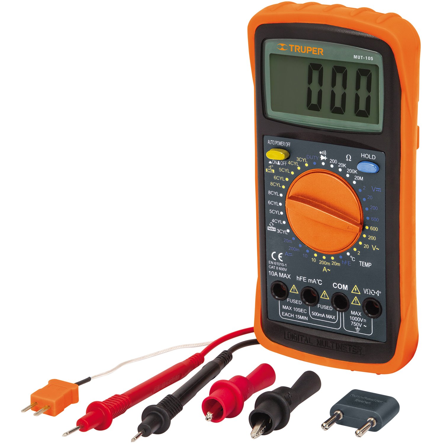 MULTIMETRO DIGITAL AUTOMOTRIZ (Truper)