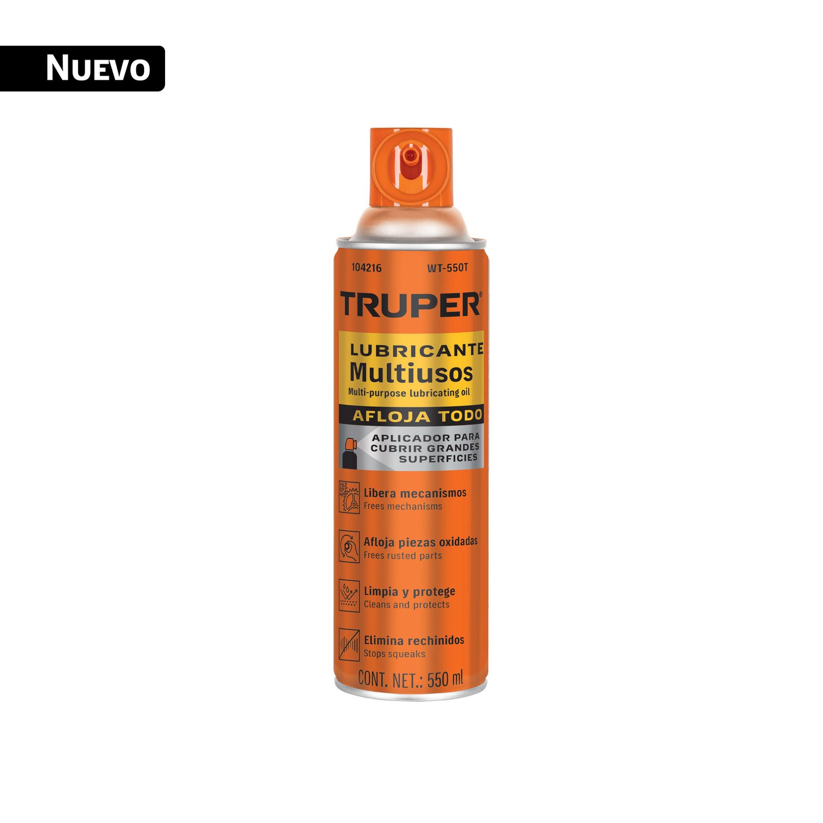 LUBRICANTE MULTIUSOS AEROSOL PARA GRANDES SUPERFIC (Truper)