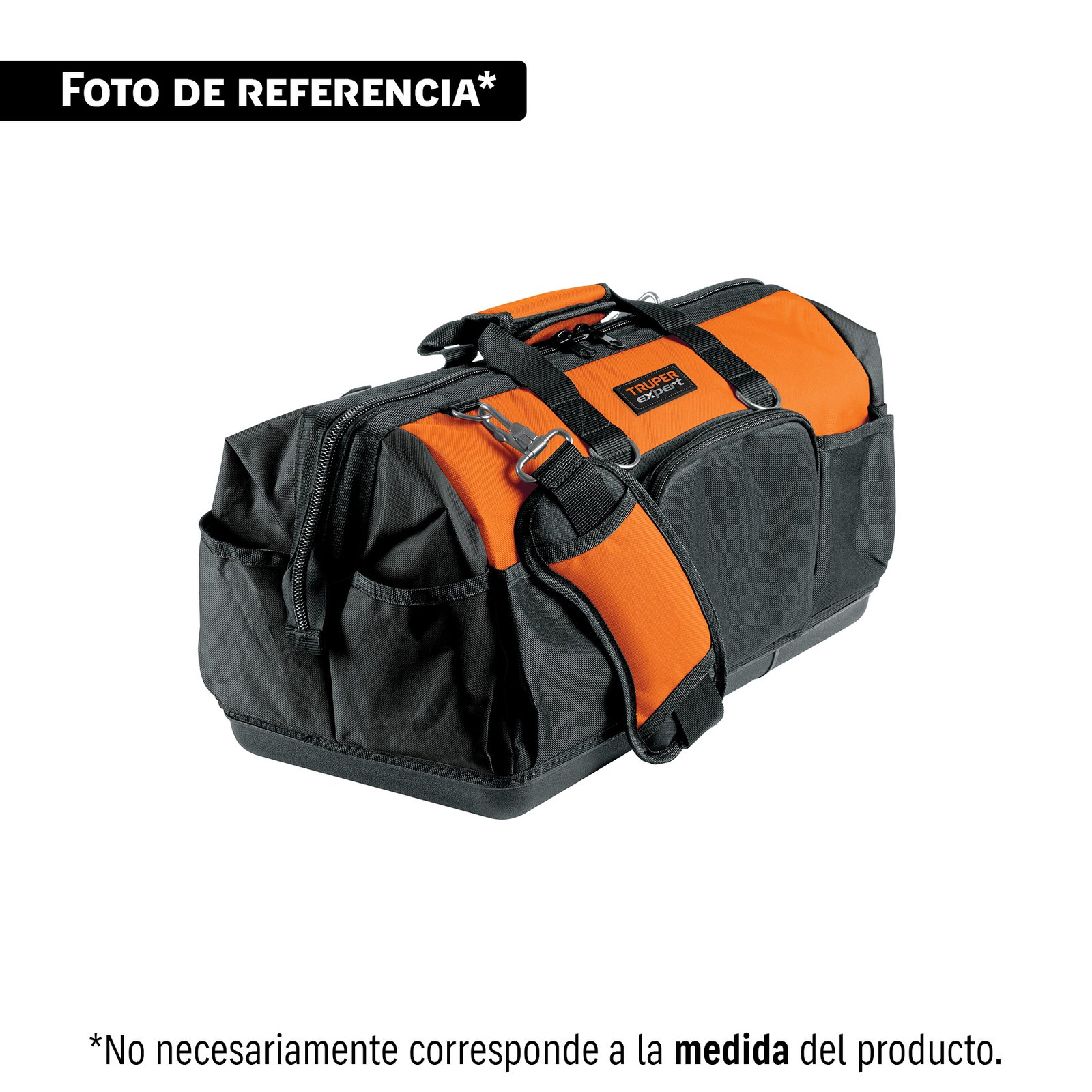 MALETA PORTAHERRAMIENTAS 20′, BASE PLÁSTICA RÍGIDA (Truper)