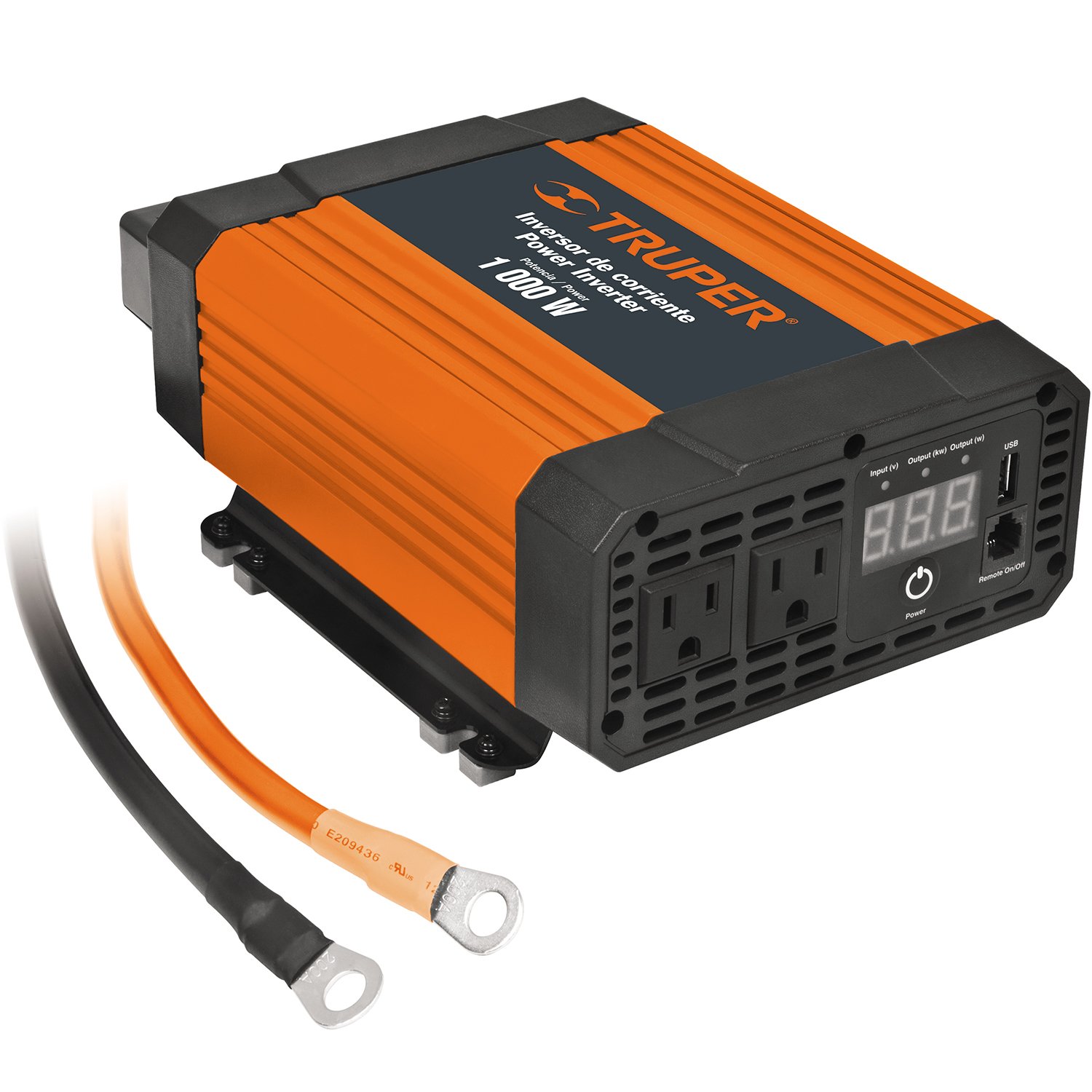 INVERSOR DE CORRIENTE DE 1000 WATTS (Truper)