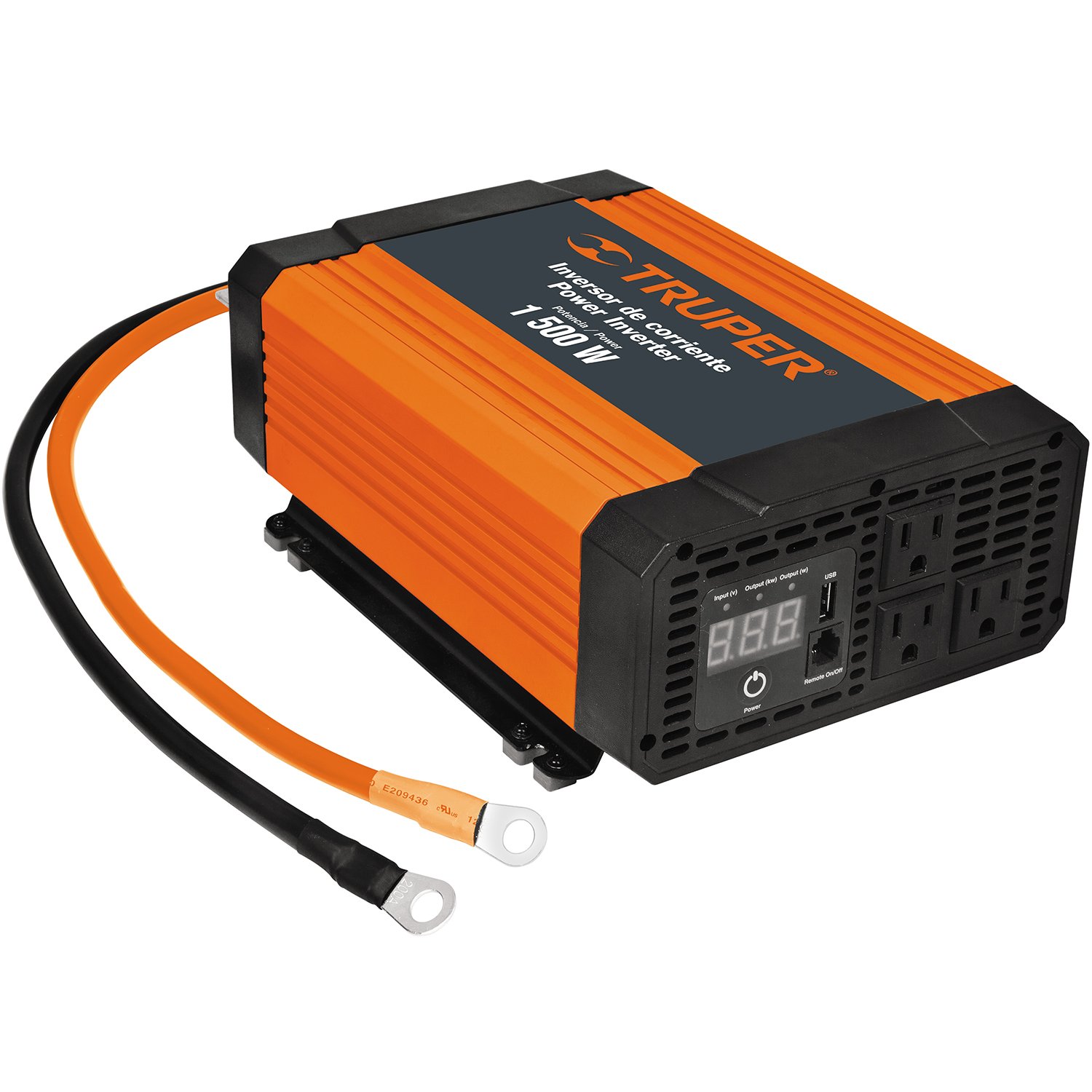 INVERSOR DE CORRIENTE DE 1500 WATTS (Truper)