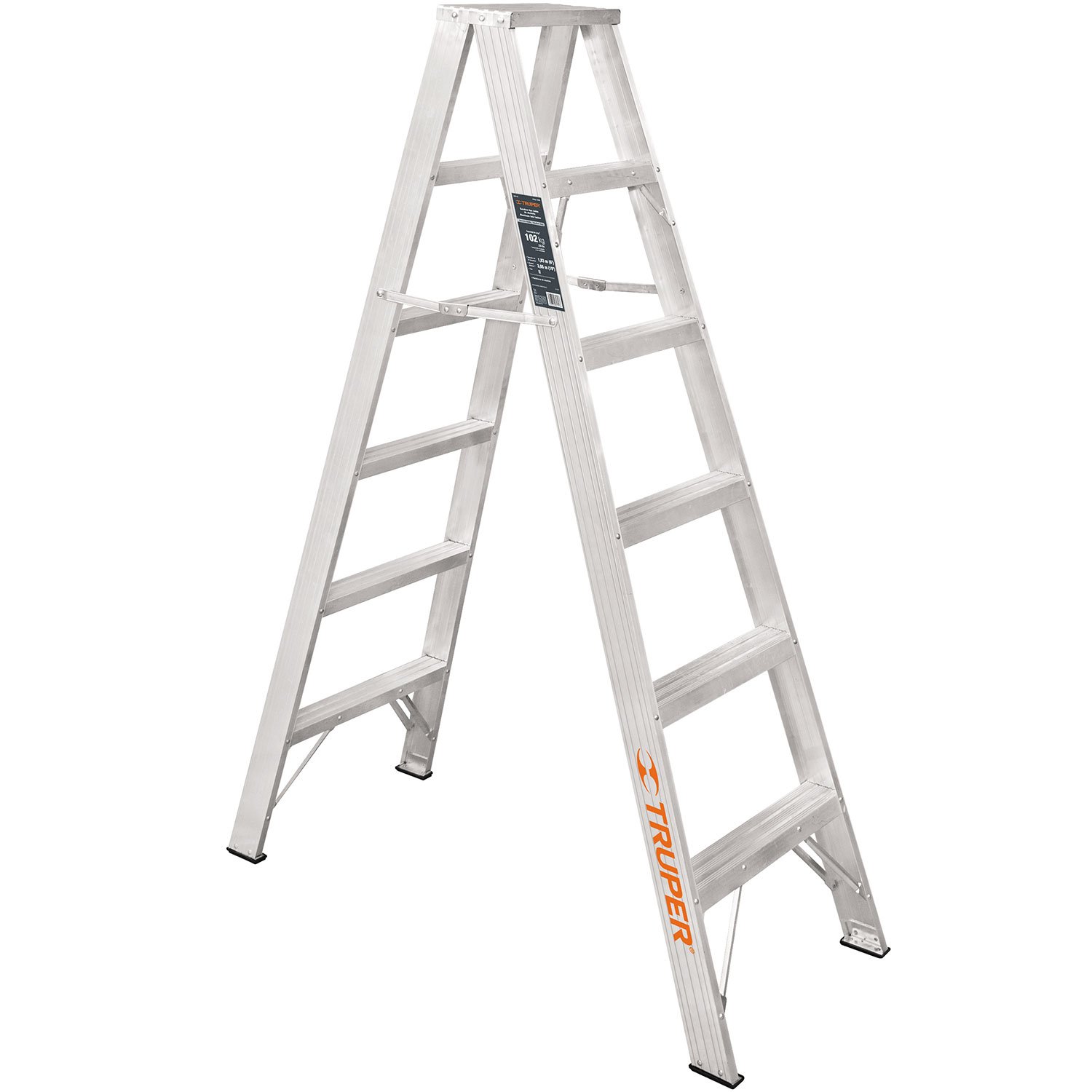 ESCALERA DE TIJERA DOBLE, TIPO LL, 6 ESCALONES (Truper)