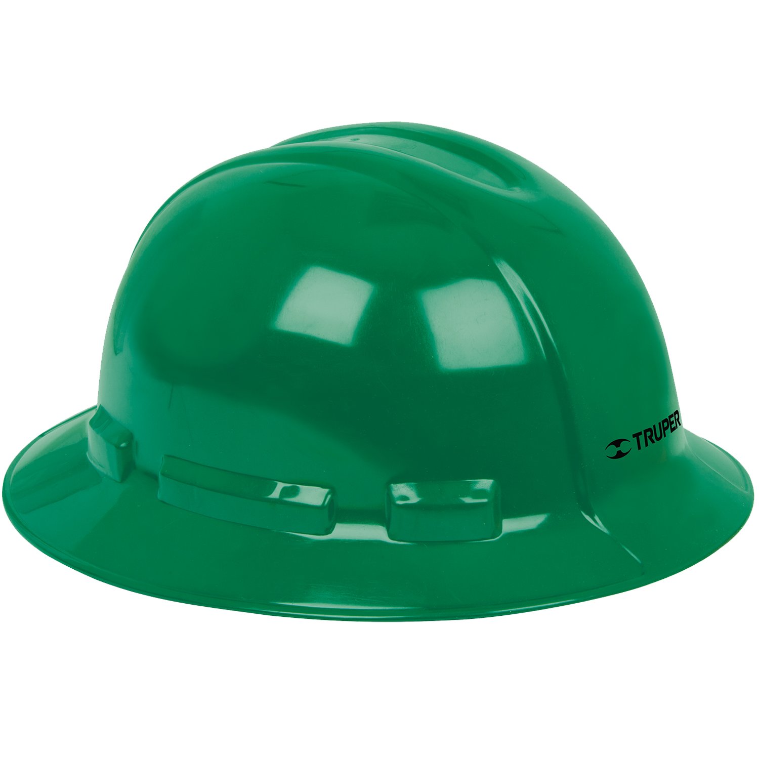 CASCO VERDE, ALA COMPLETA (Truper)