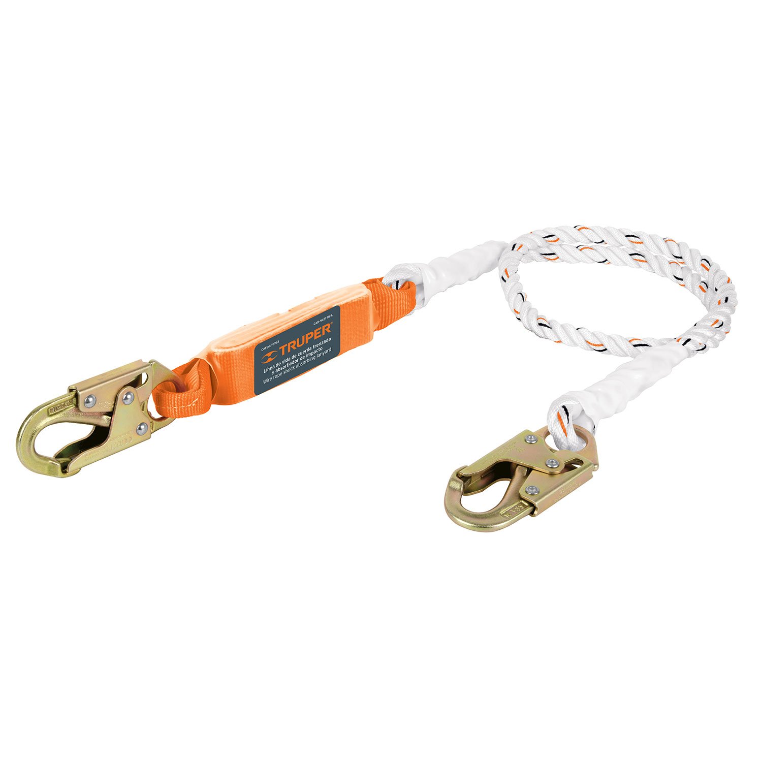 LINEA DE VIDA DE NYLON CON AMORTIGUADOR, 1.8 M, AN (Truper)