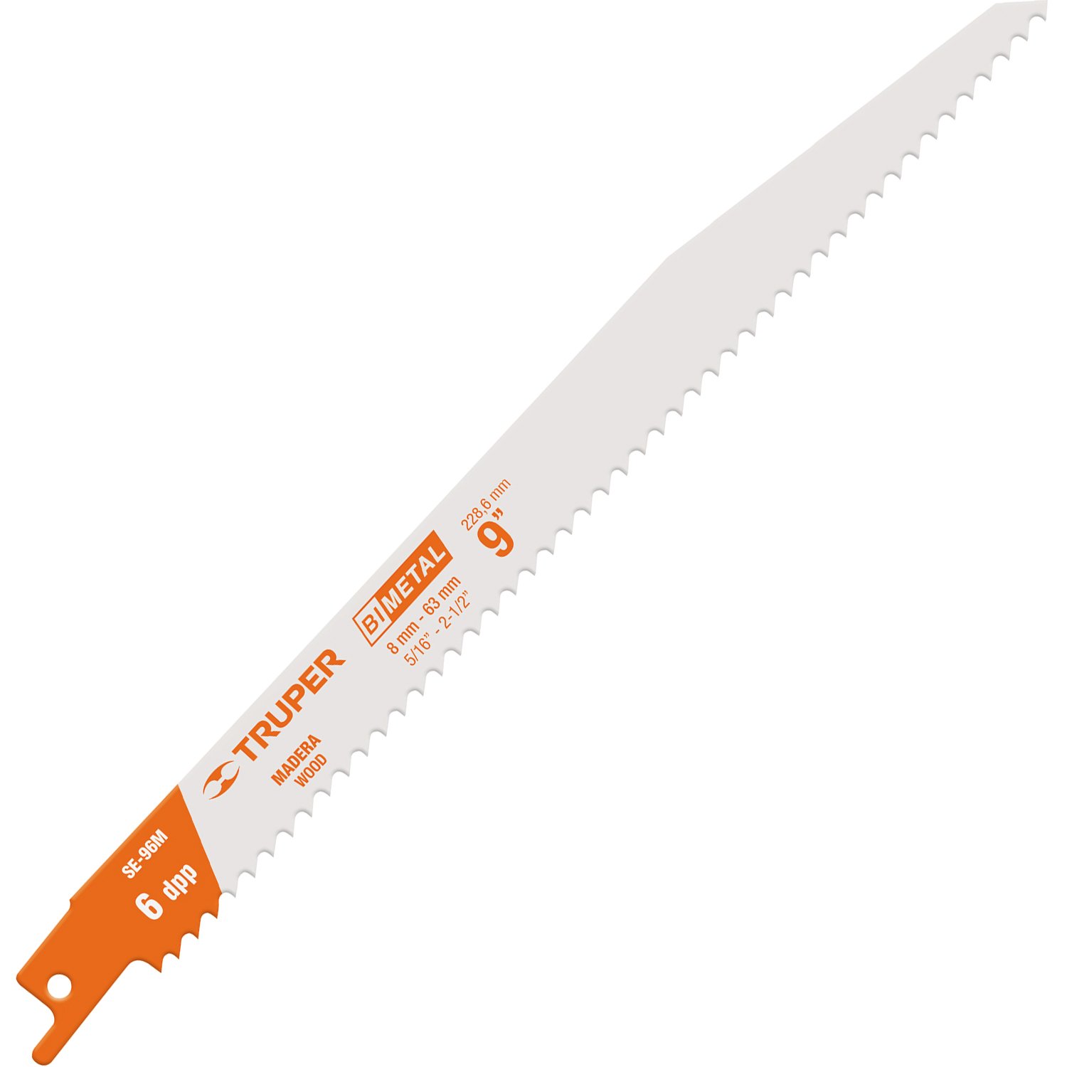 SEGUETA SIERRA SABLE, 9′, 6 DPP, CÓNICA PARA MADER (Truper)