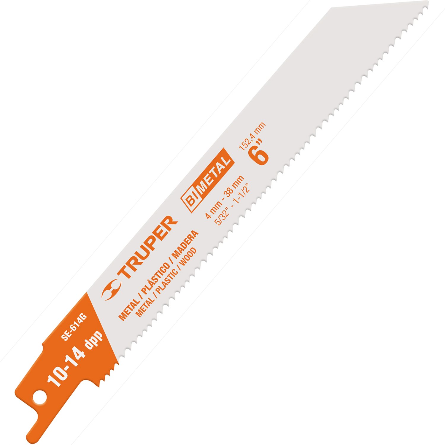 SEGUETA SIERRA SABLE, 6′, 10-14 DPP, RECTA, USOS G (Truper)