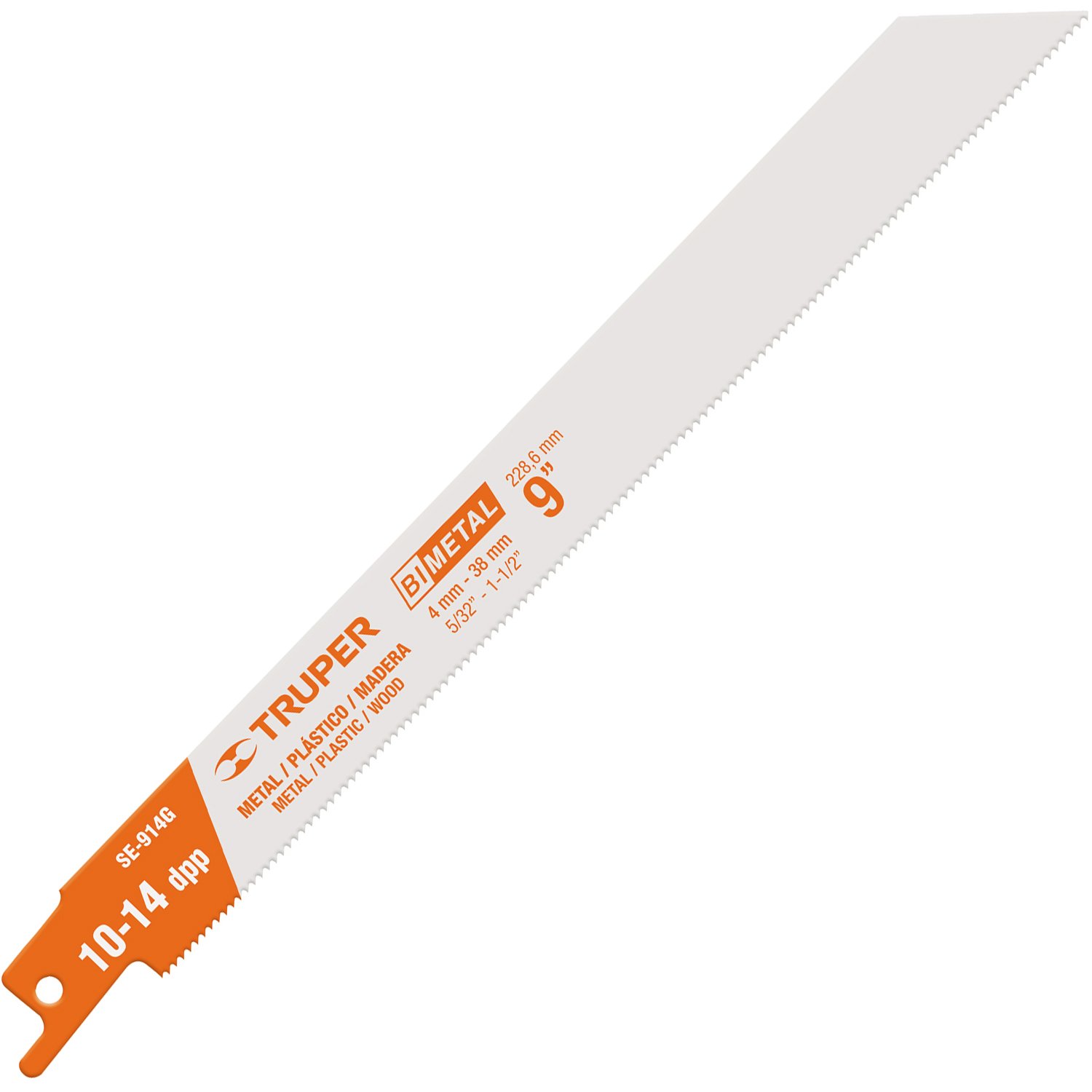 SEGUETA SIERRA SABLE, 9′, 10-14 DPP, RECTA, USOS G (Truper)