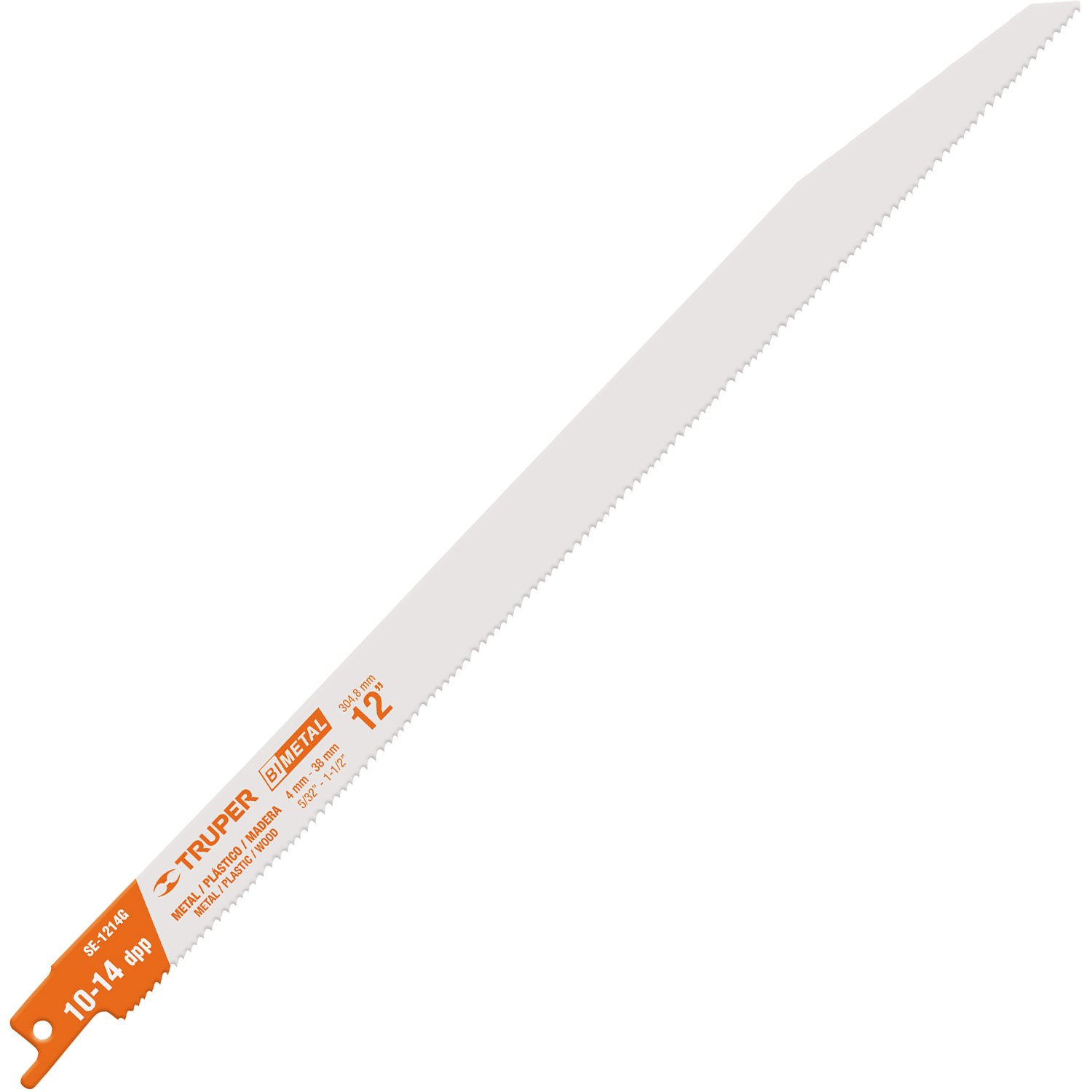 SEGUETA SIERRA SABLE, 12′, 10-14 DPP, CÓNICA, USOS (Truper)