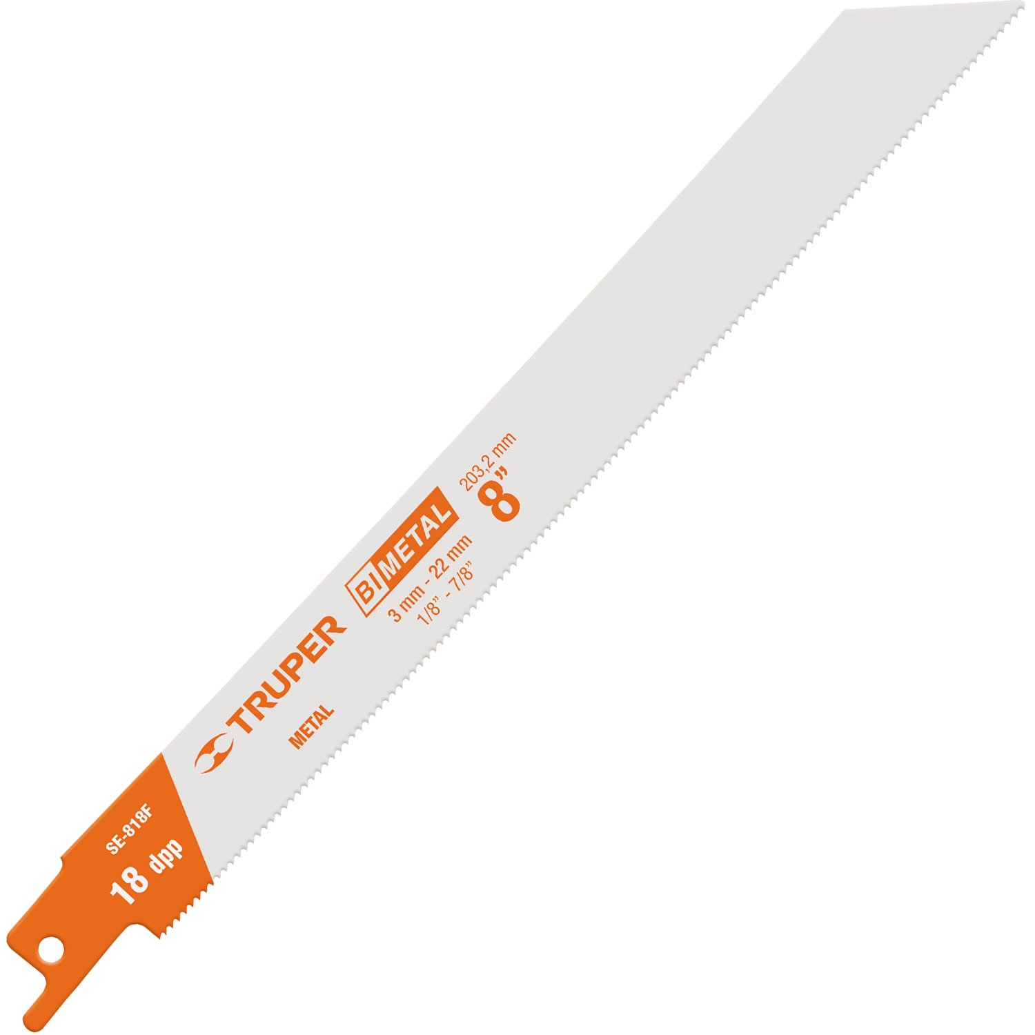 SEGUETA SIERRA SABLE, 8′, 18 DPP, RECTA PARA METAL (Truper)