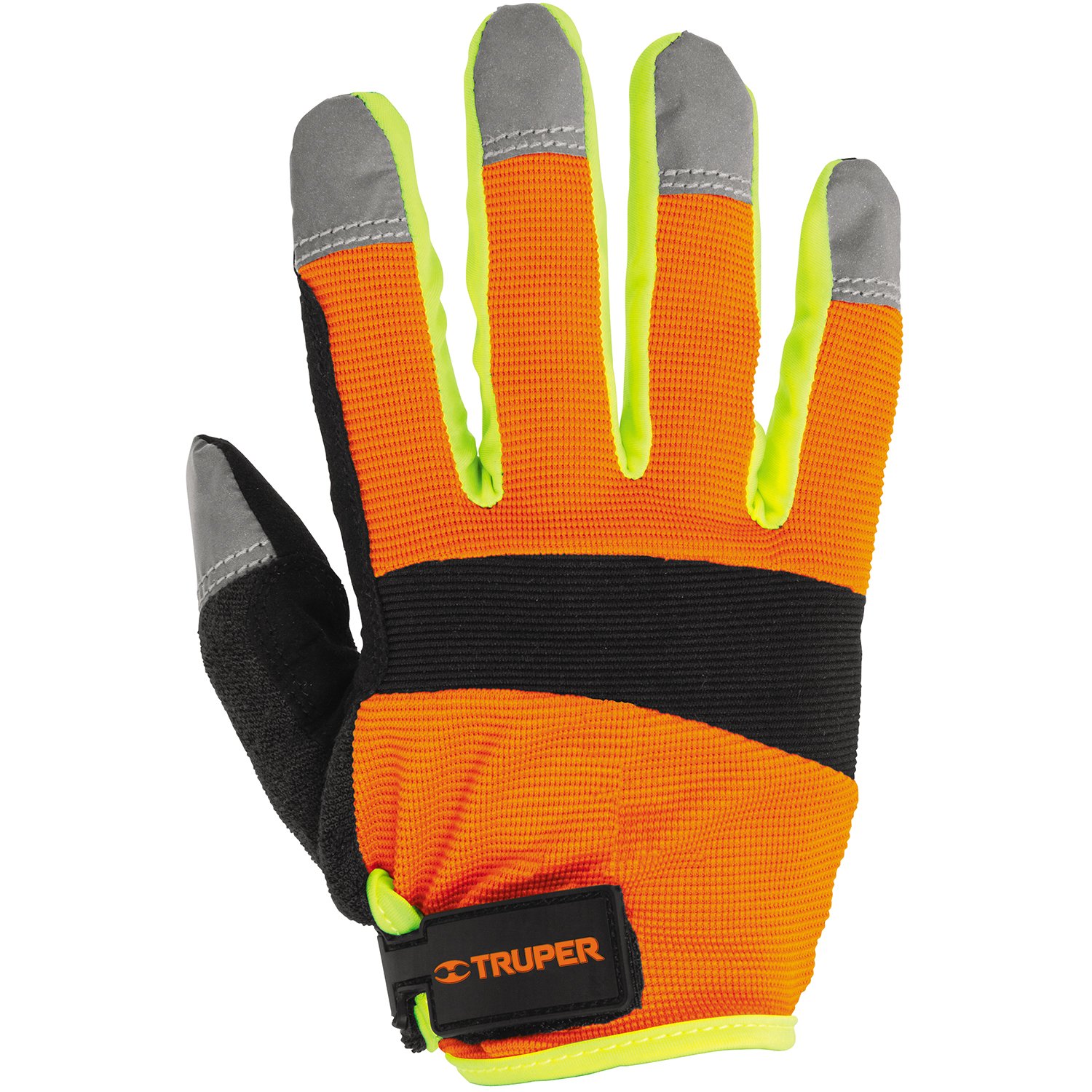 GUANTES PARA MECÁNICO, ALTA VISIBILIDAD (Truper)