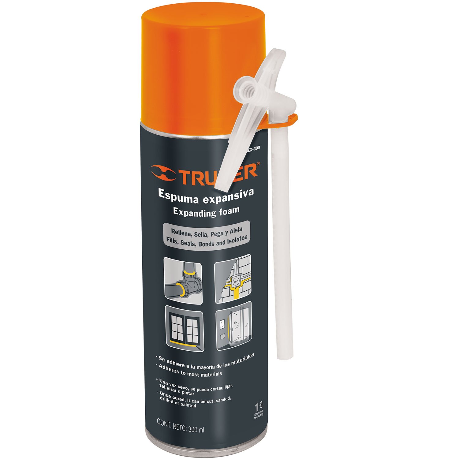 ESPUMA EXPANSIVA, 300 ML (Truper)