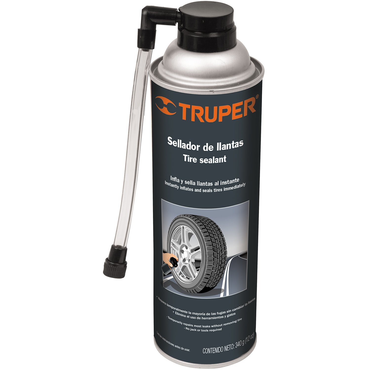 SELLADOR E INFLADOR DE LLANTAS PARA COCHE (Truper)