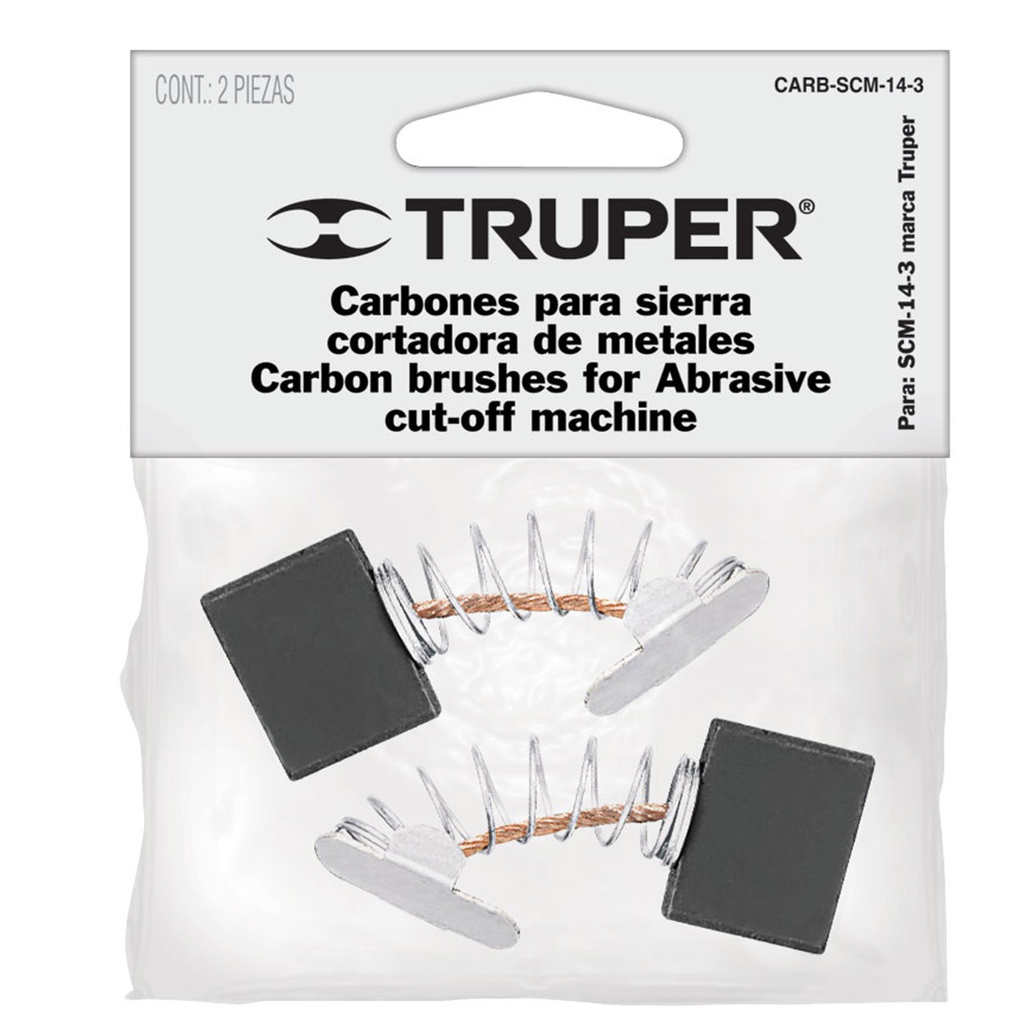 CARBONES DE REPUESTO PARA ESMERILADORA ESMA-4-1/2A (Truper)