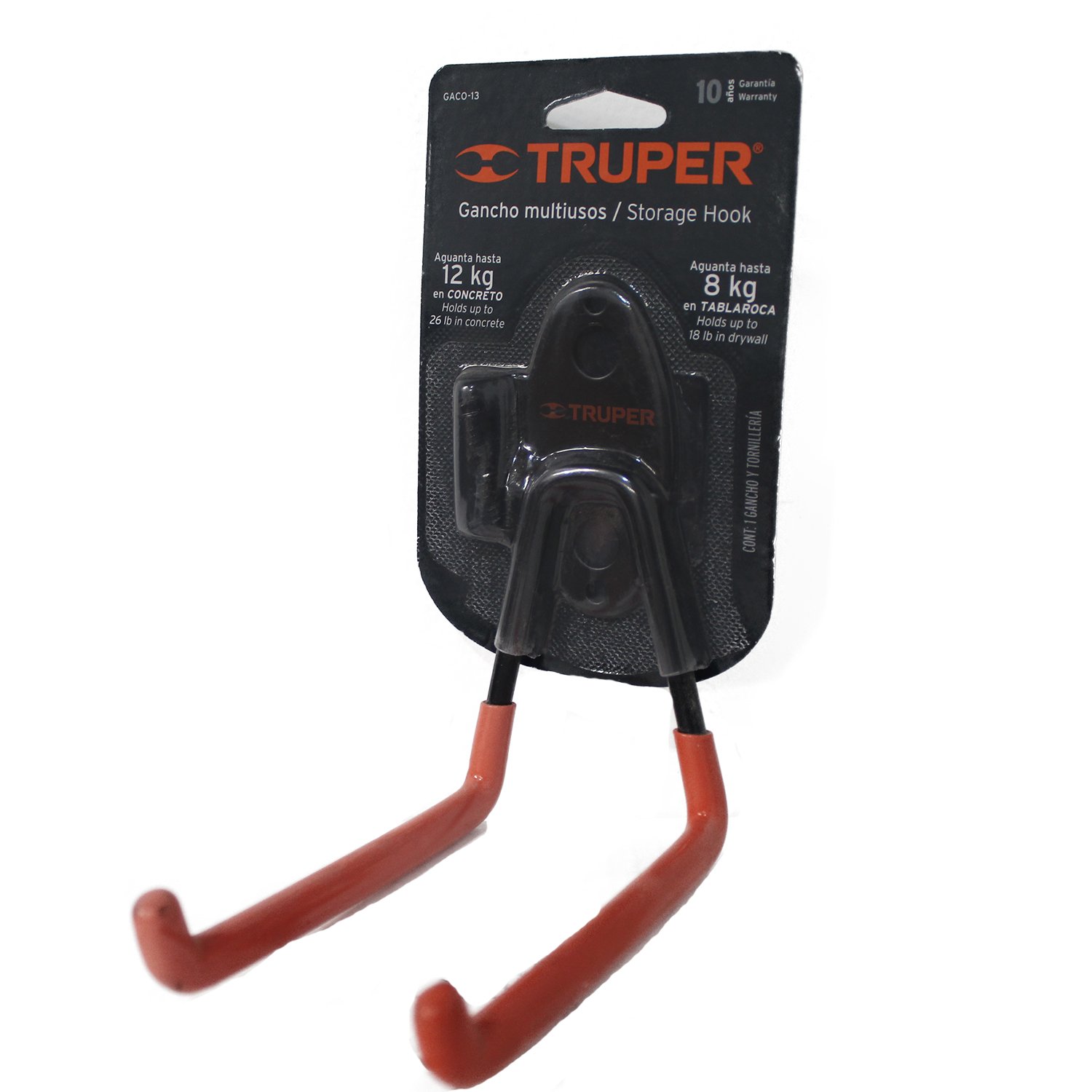 GANCHO METÁLICO PARA COLGAR, 13 CM (Truper)