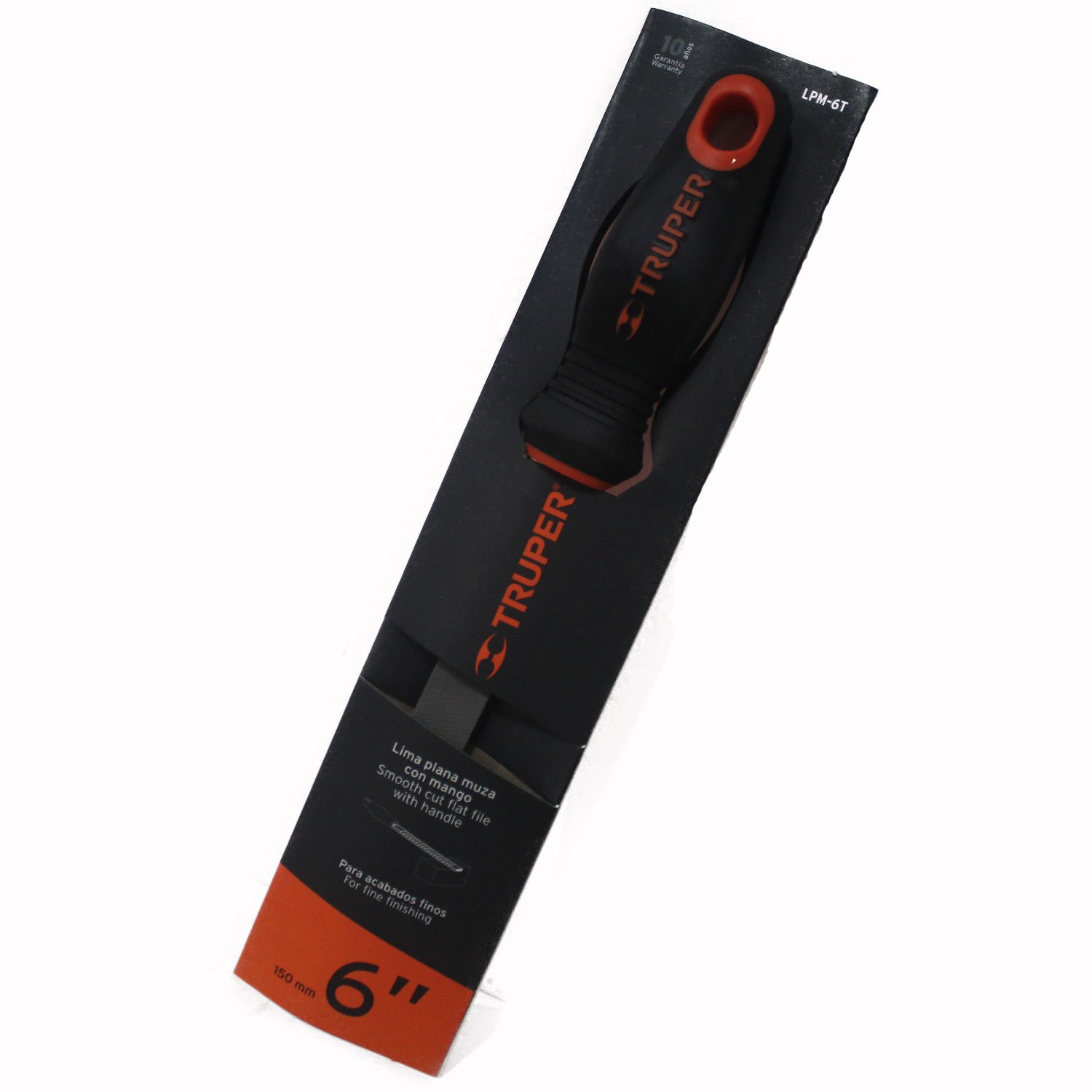 LIMA PLANA MUZA 6′ CON MANGO DOBLE INYECCION (Truper)