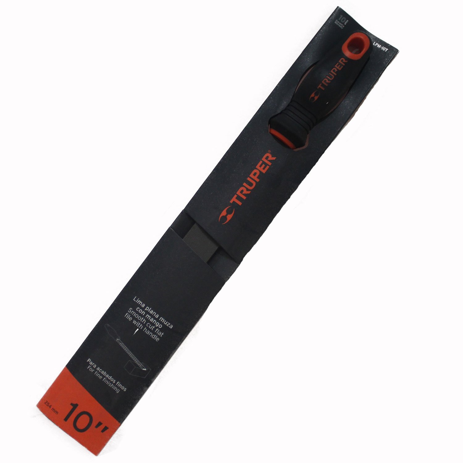 LIMA PLANA MUZA 10′ CON MANGO DOBLE INYECCION (Truper)
