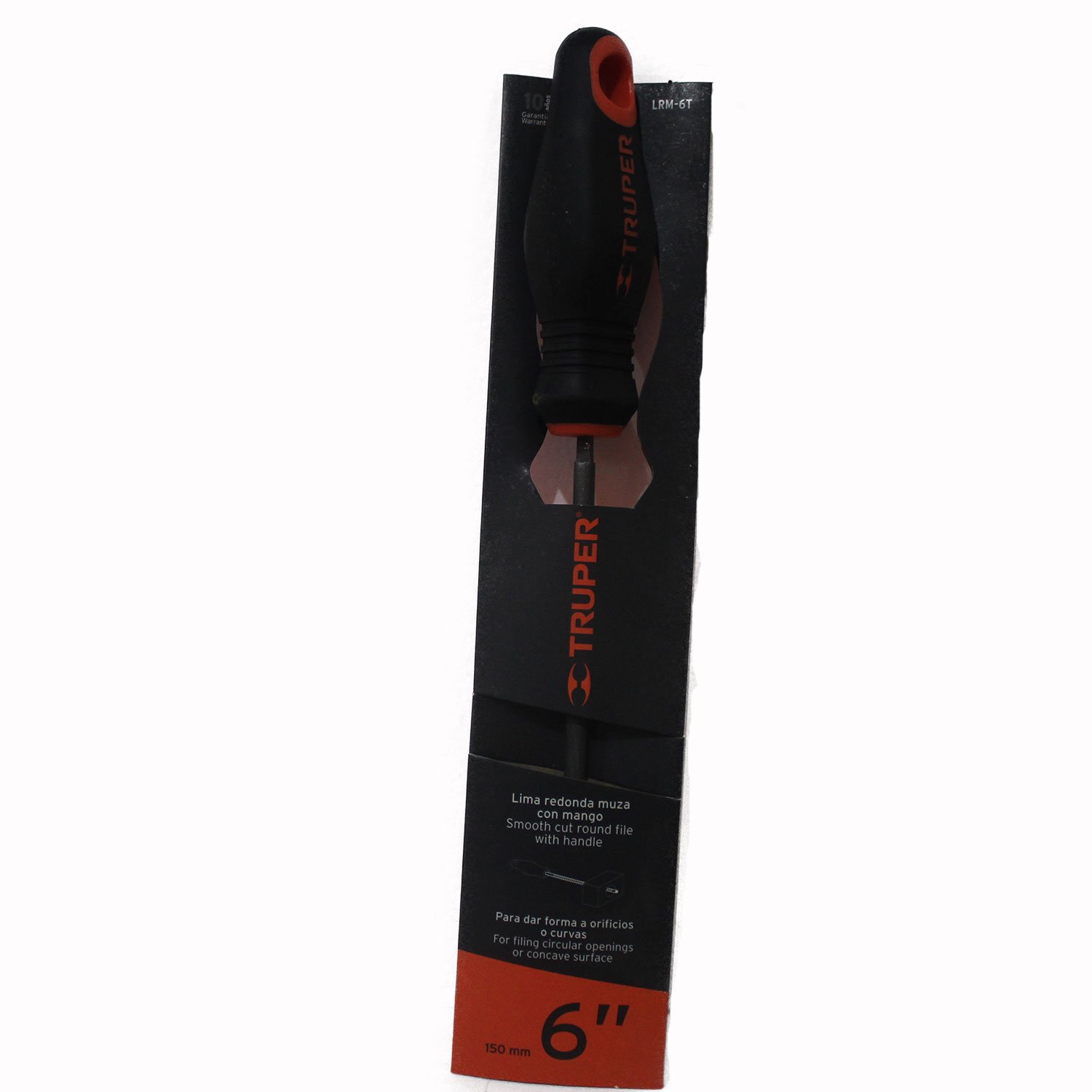 LIMA REDONDA MUZA 6′ CON MANGO DOBLE INYECCION (Truper)