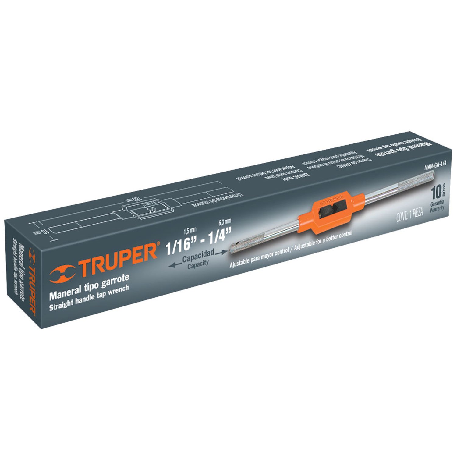 MANERAL TIPO GARROTE DE 1/16′ A 1/4′ (Truper)