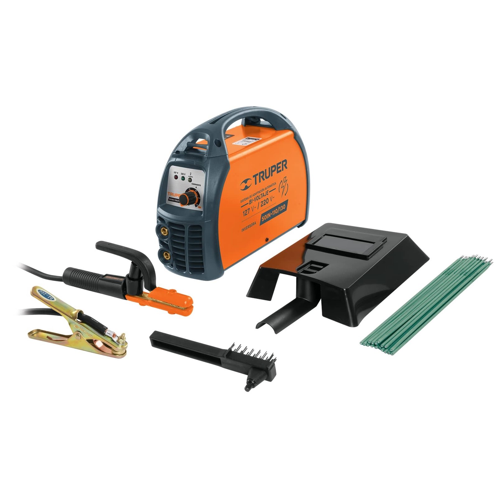 SOLDADORA INVERSORA, 130 A, 127 V/220 V (Truper)