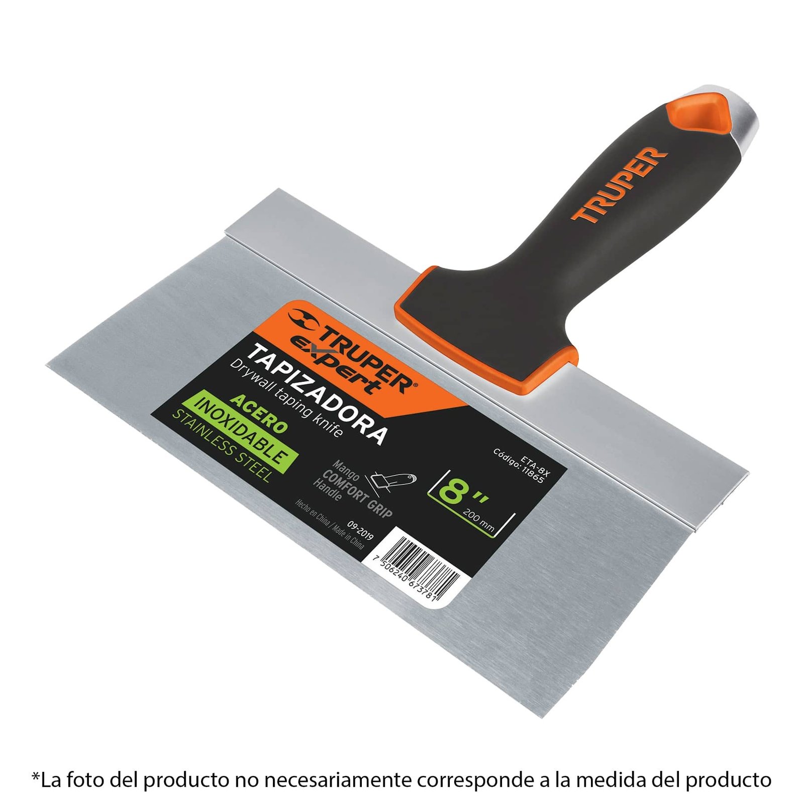 ESPÁTULA TAPIZADORA, 10′, TRUPER EXPERT (Truper)