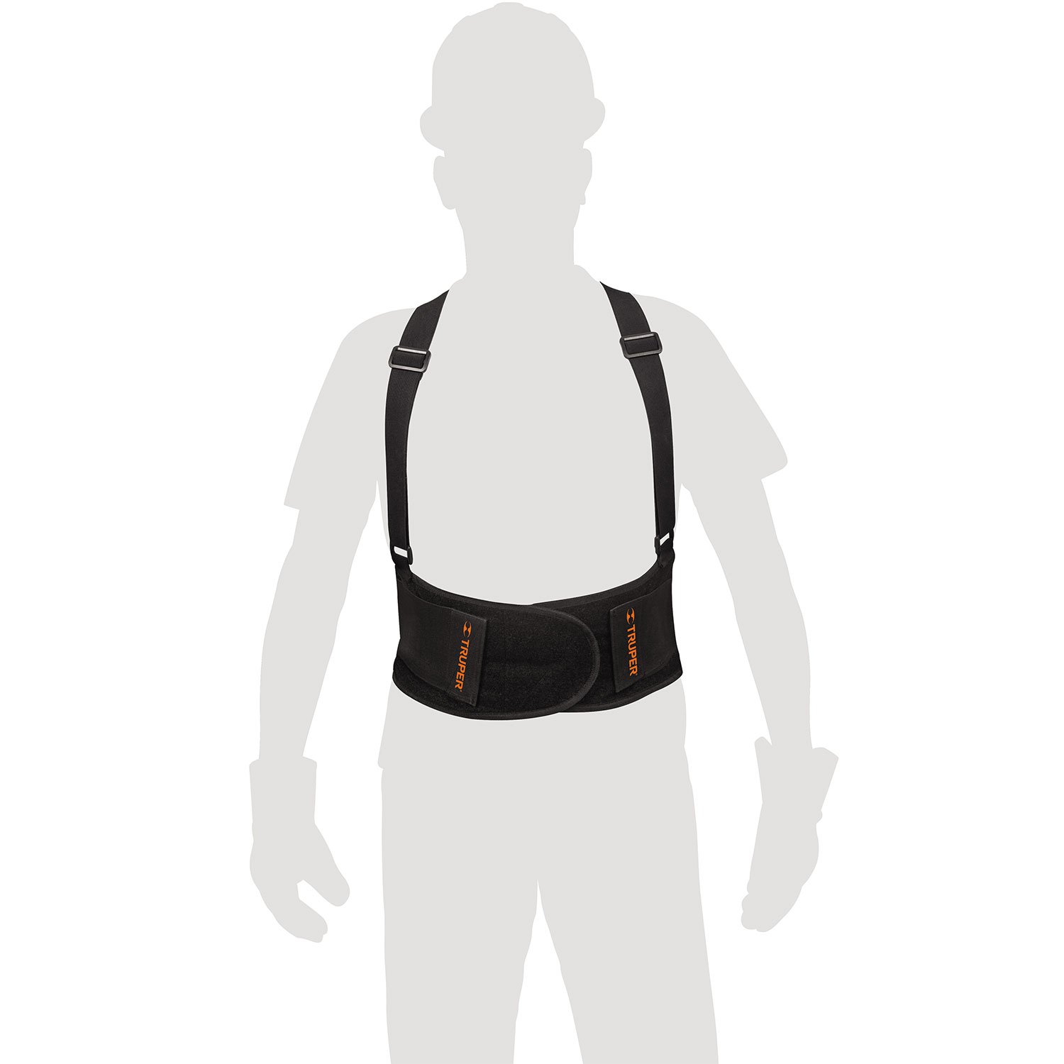 FAJA VENTILADA CON TIRANTES, TALLA GRANDE (Truper)