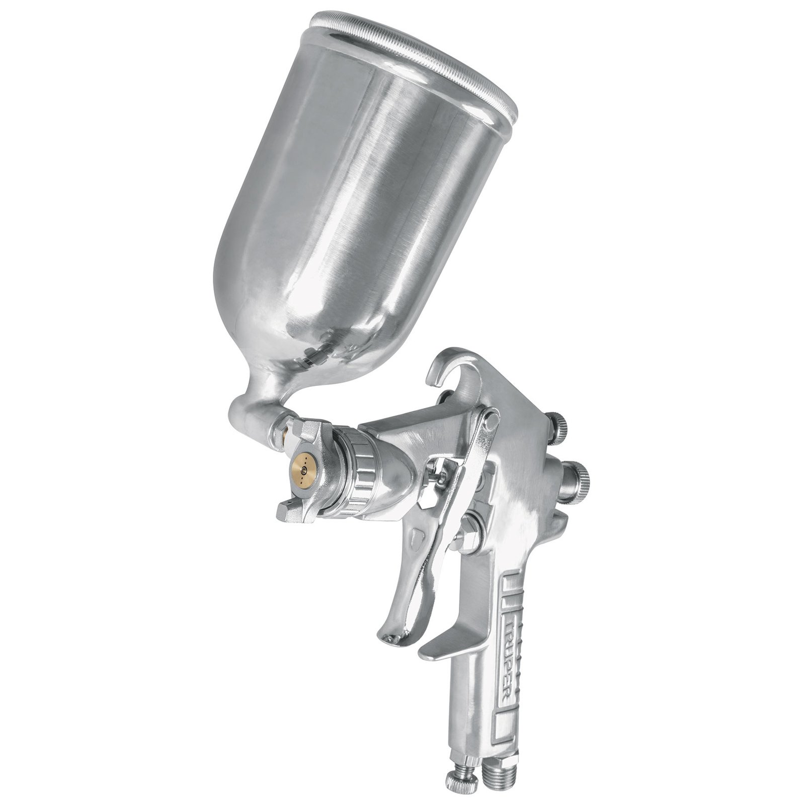 PISTOLA P/PINTAR GRAVEDAD LVMP,VASO ALUMINIO, BOQU (Truper)