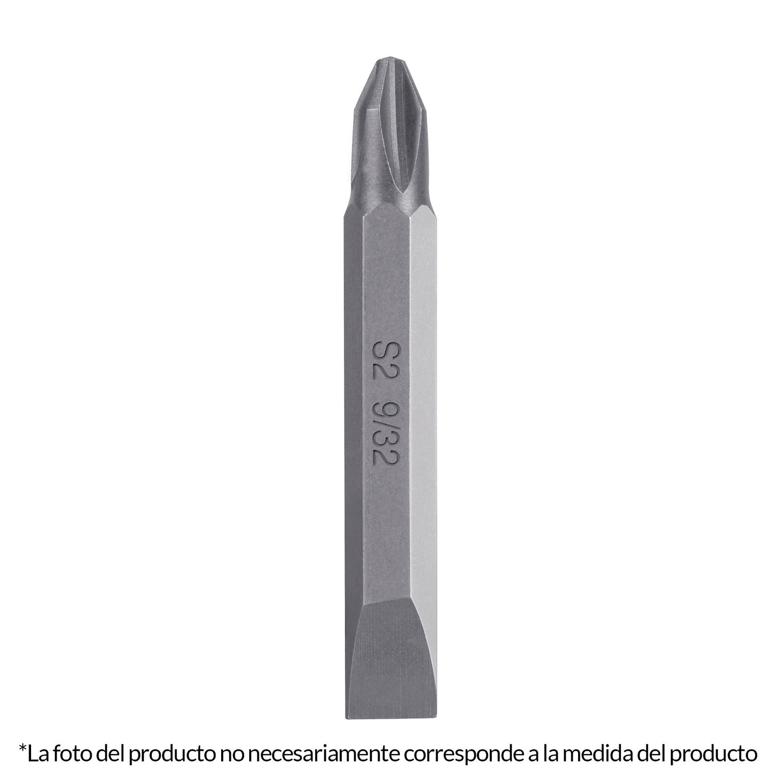 PUNTAS PARA DESARMADOR DOBLES, PH1, PLANA 1/4′, LA (Truper)
