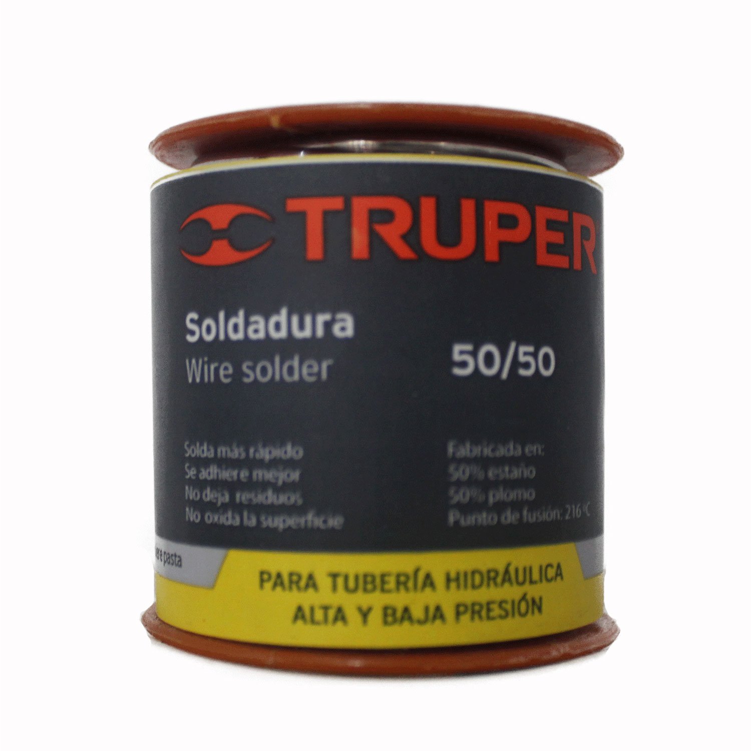 SOLDADURA 50/50, SÓLIDA PARA TUBERIA HIDRÁULICA (Truper)