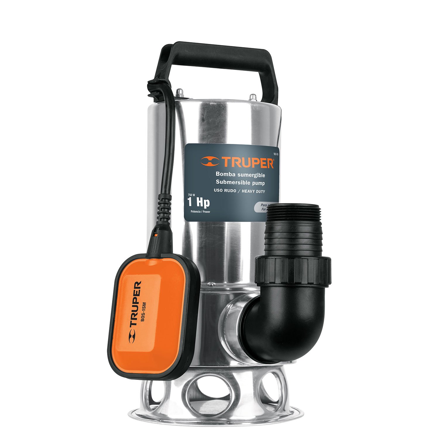BOMBA SUMERGIBLE PARA AGUA SUCIA, 1 HP (Truper)
