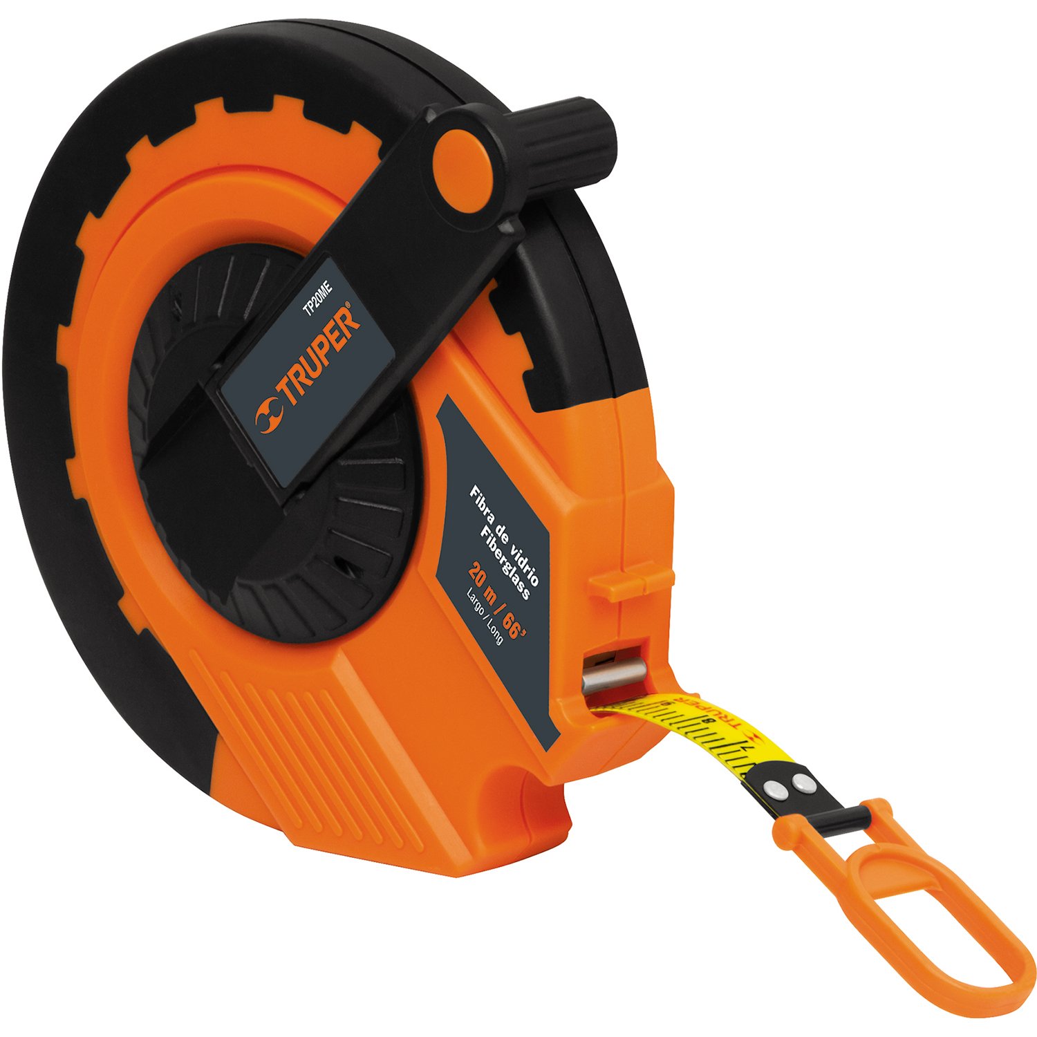 CINTA LARGA F D/VIDRIO 20 M CAJA ABS (Truper)